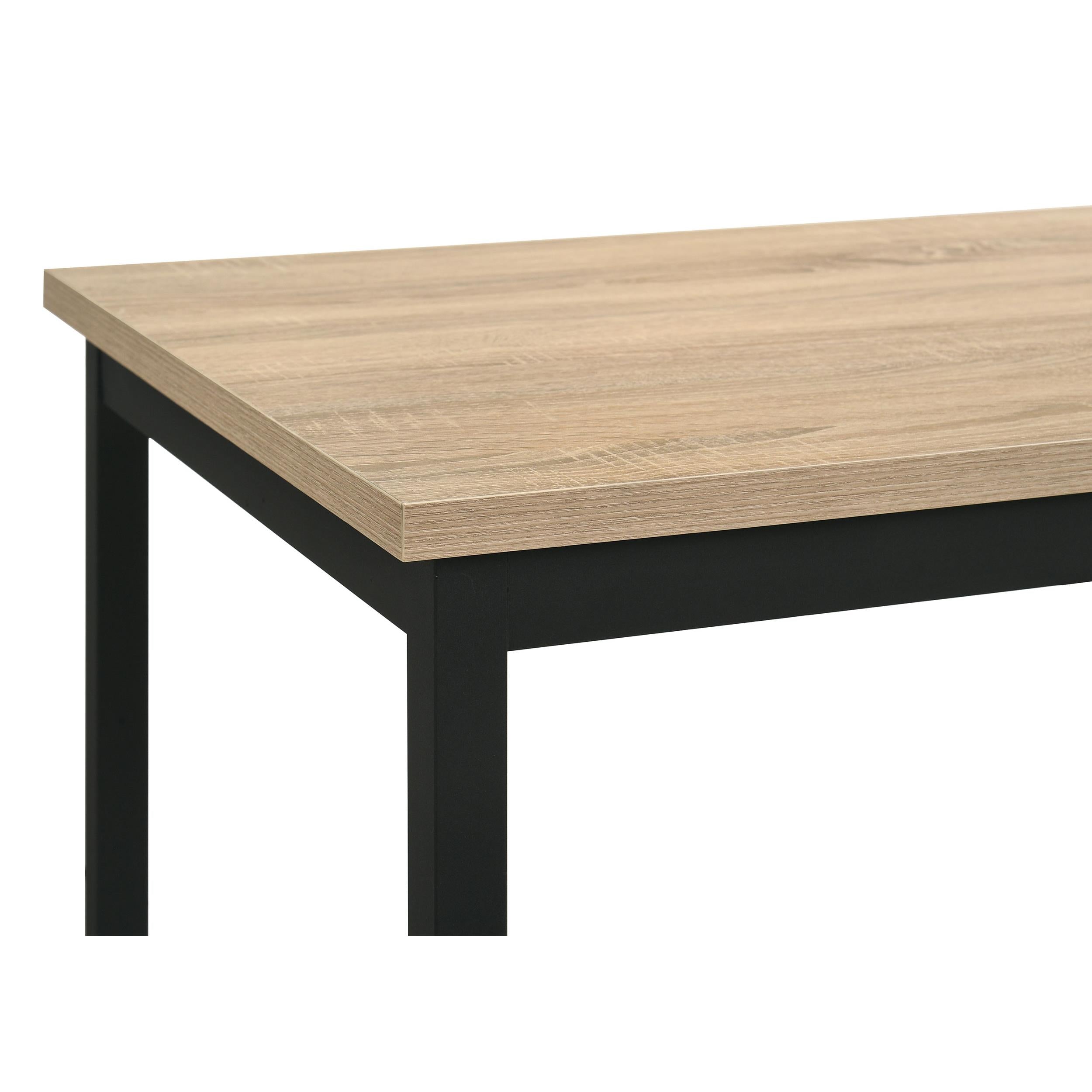  Coaster Furniture Garza 193980 Space Saving Rectangular Dining Table - Greige Oak IMAGE 6