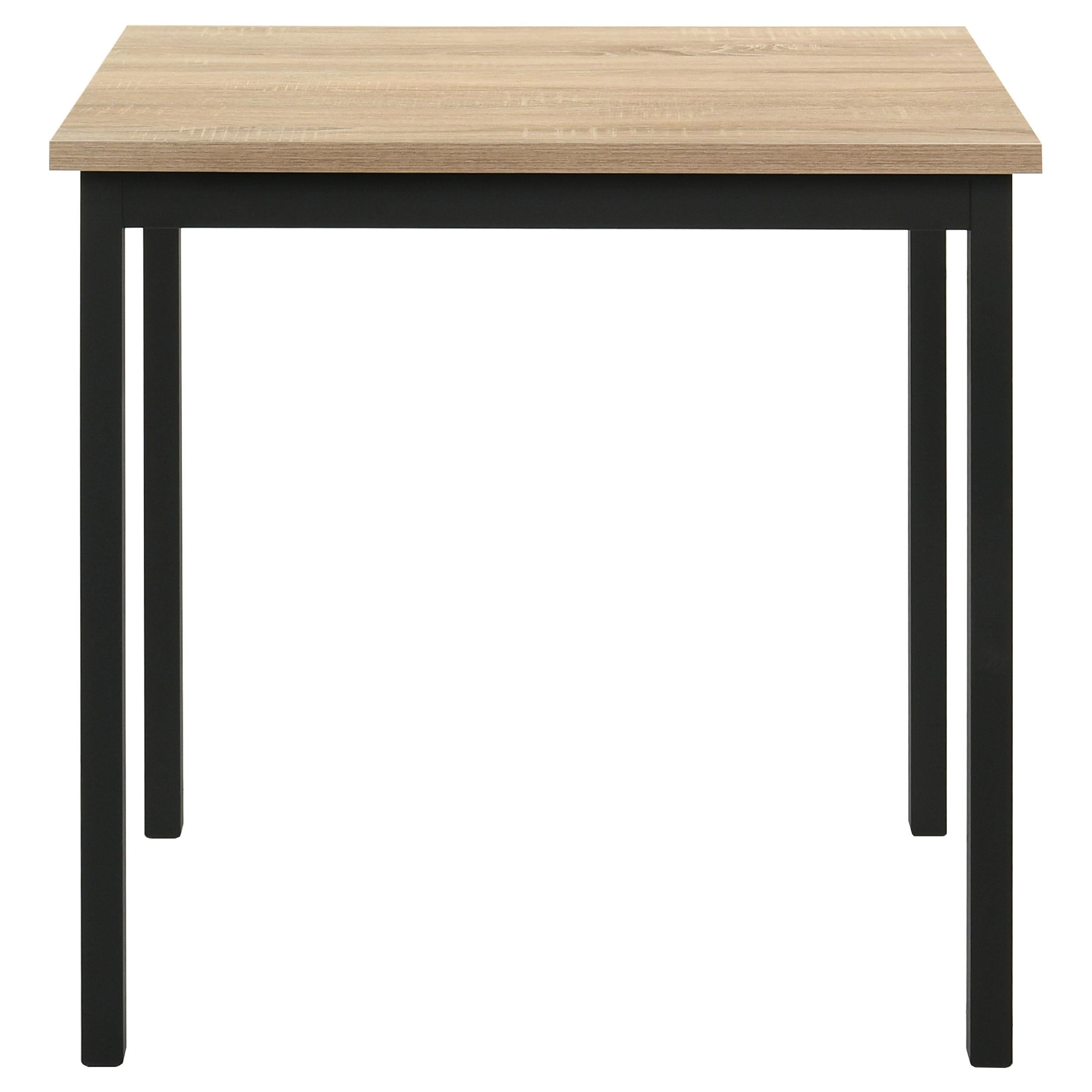  Coaster Furniture Garza 193980 Space Saving Rectangular Dining Table - Greige Oak IMAGE 7