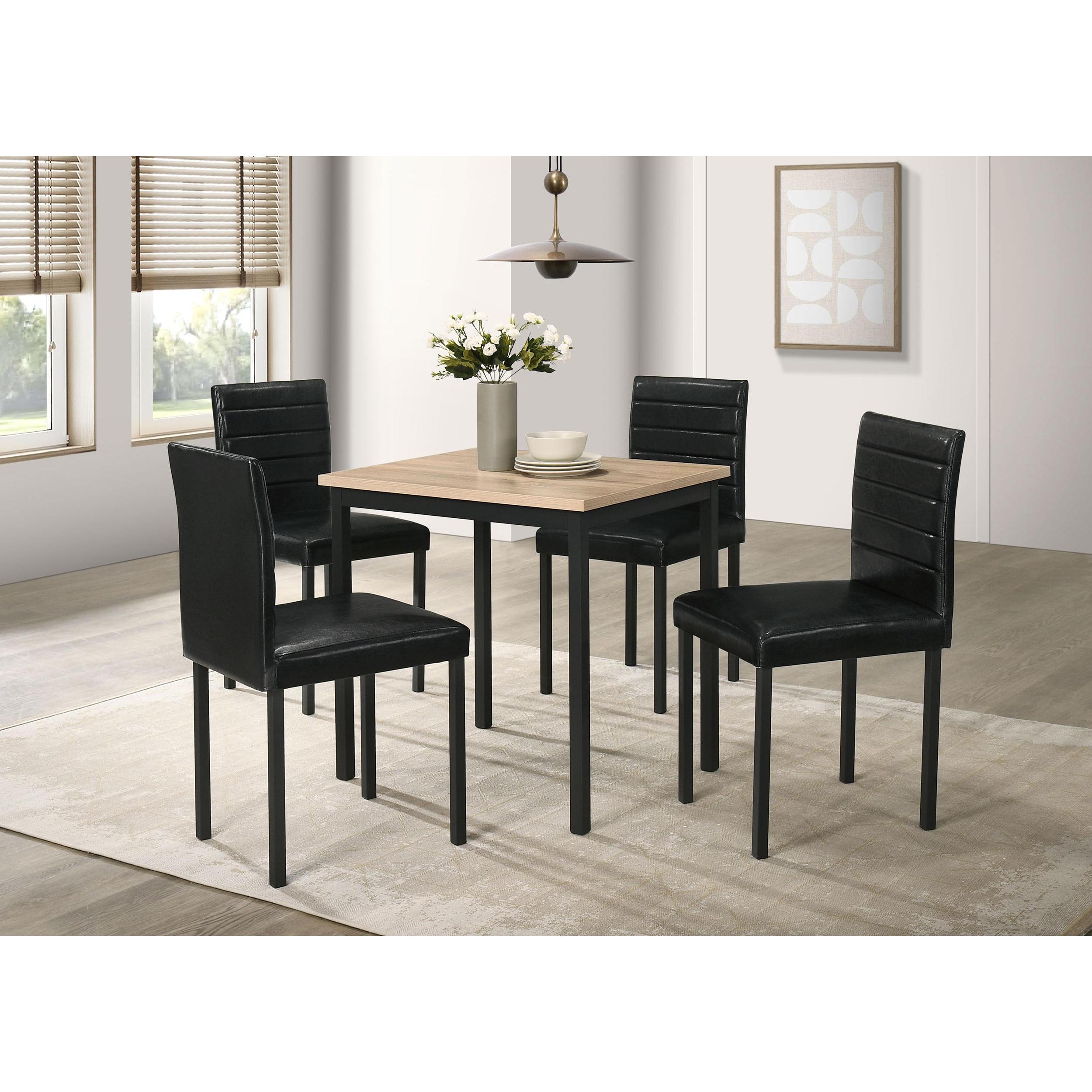  Coaster Furniture Garza 193982 Set of 4 Upholstered Dining Side Chair - Black IMAGE 13