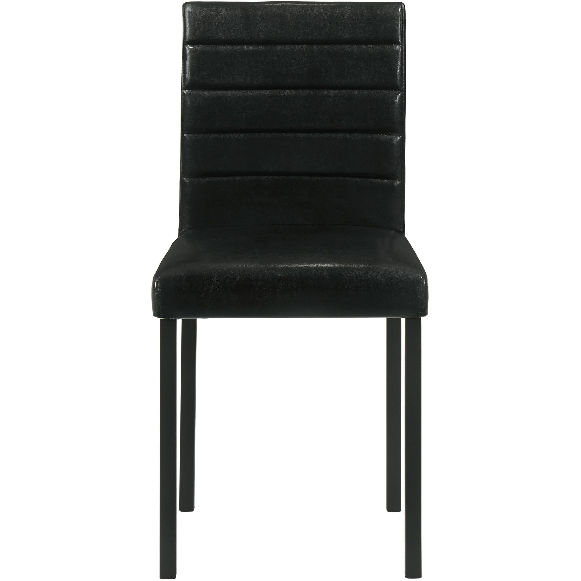  Coaster Furniture Garza 193982 Set of 4 Upholstered Dining Side Chair - Black IMAGE 4
