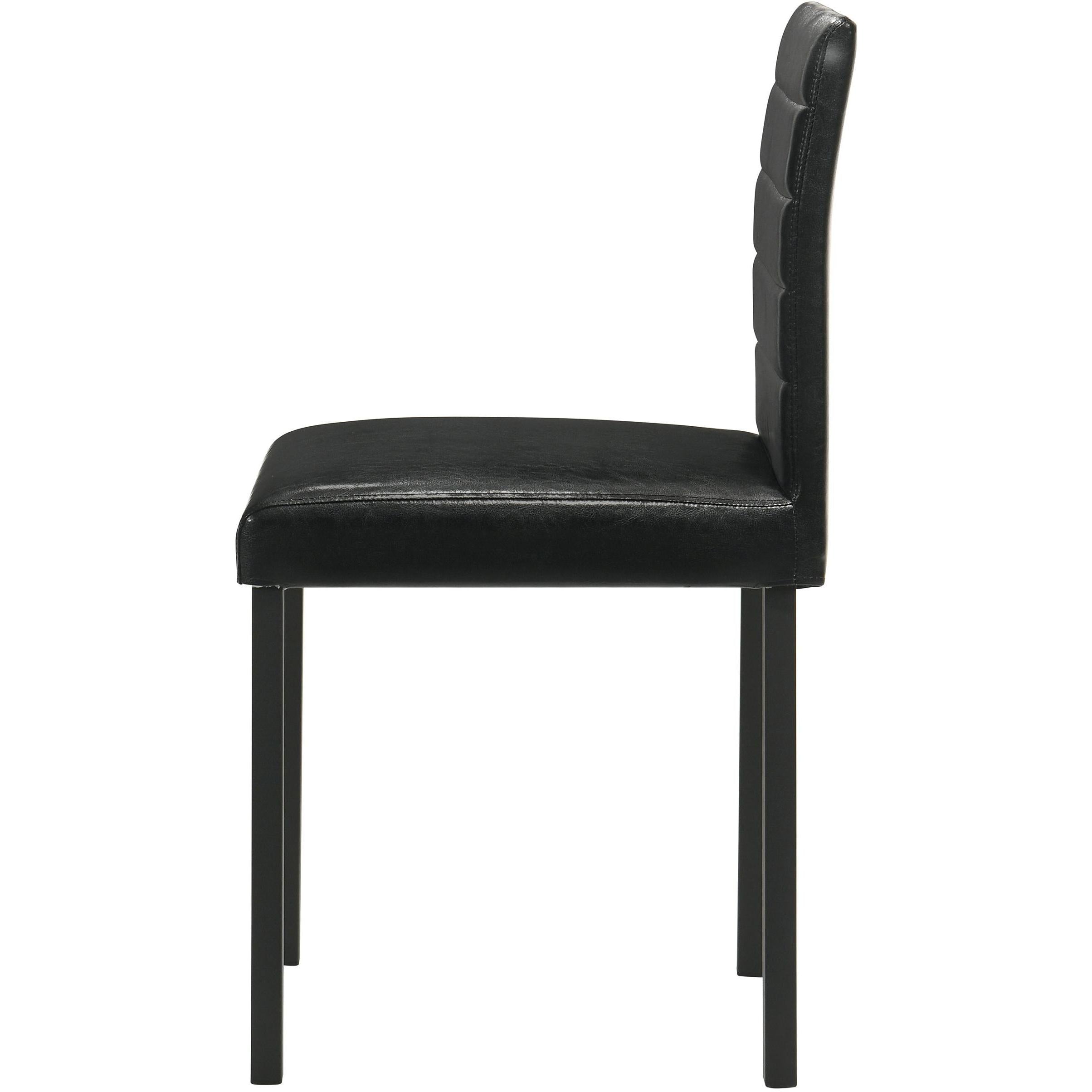  Coaster Furniture Garza 193982 Set of 4 Upholstered Dining Side Chair - Black IMAGE 6