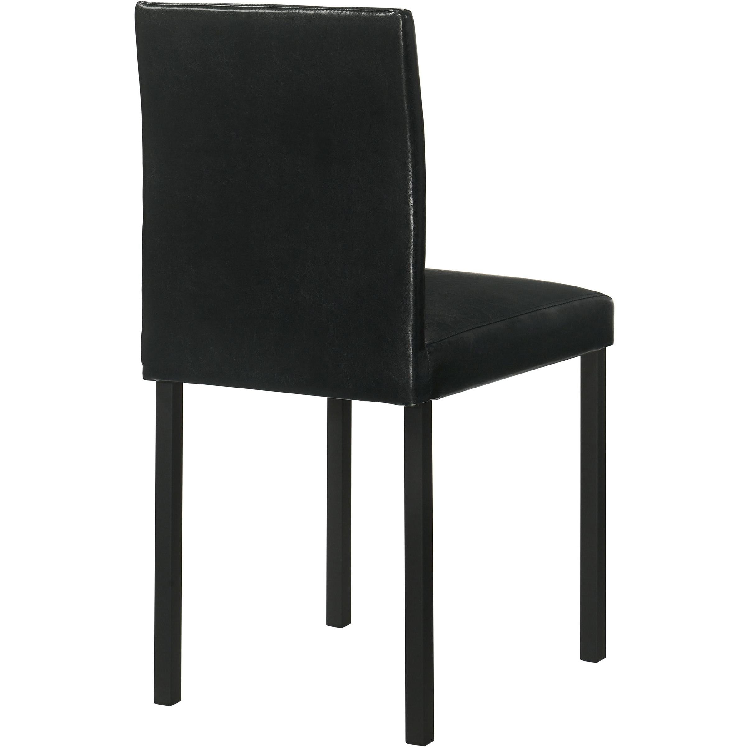  Coaster Furniture Garza 193982 Set of 4 Upholstered Dining Side Chair - Black IMAGE 8