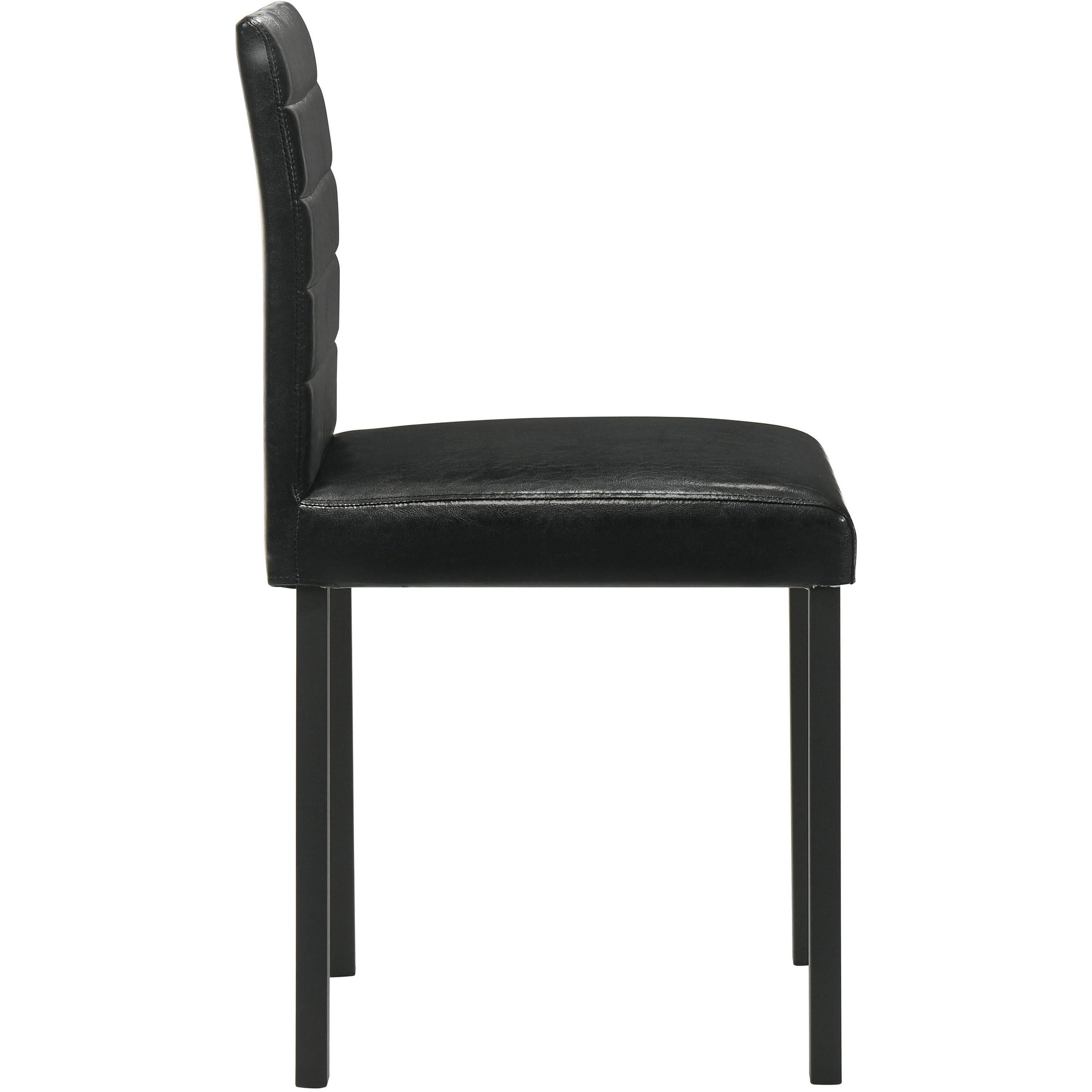  Coaster Furniture Garza 193982 Set of 4 Upholstered Dining Side Chair - Black IMAGE 9