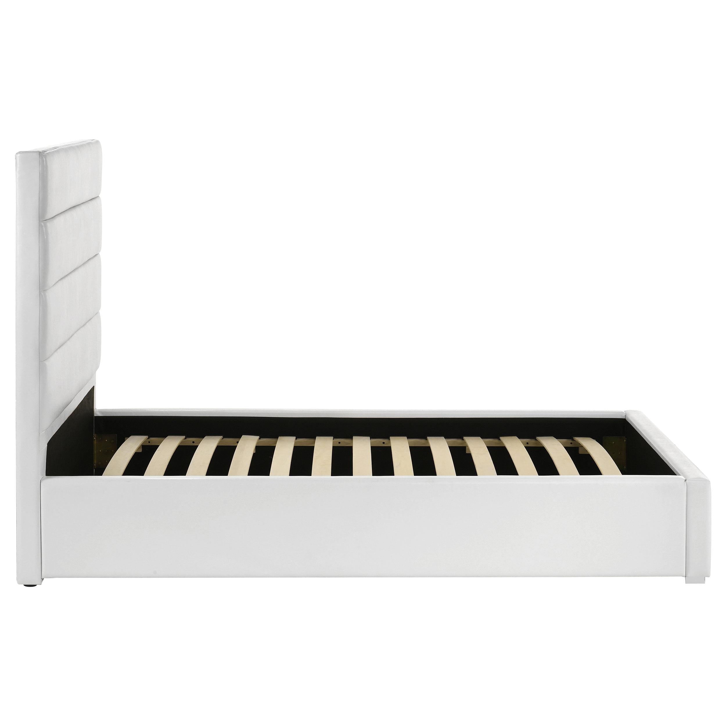  Coaster Furniture Felicity 203511T 53-inch Upholstered Twin Platform Bed - White IMAGE 8