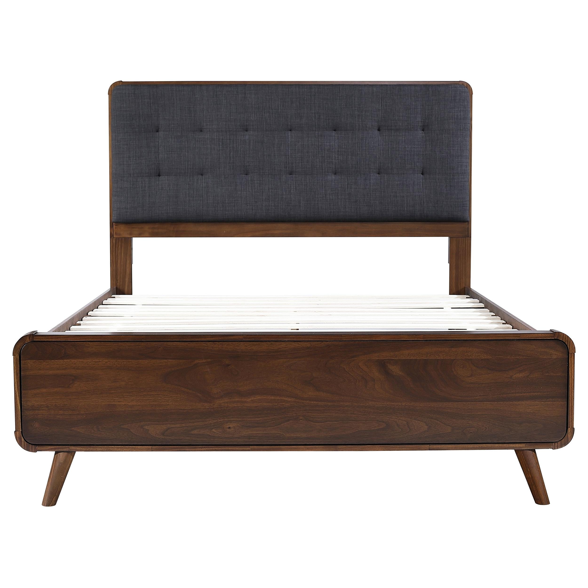  Coaster Furniture Robyn 205131F Wood Full Platform Bed - Dark Walnut IMAGE 2