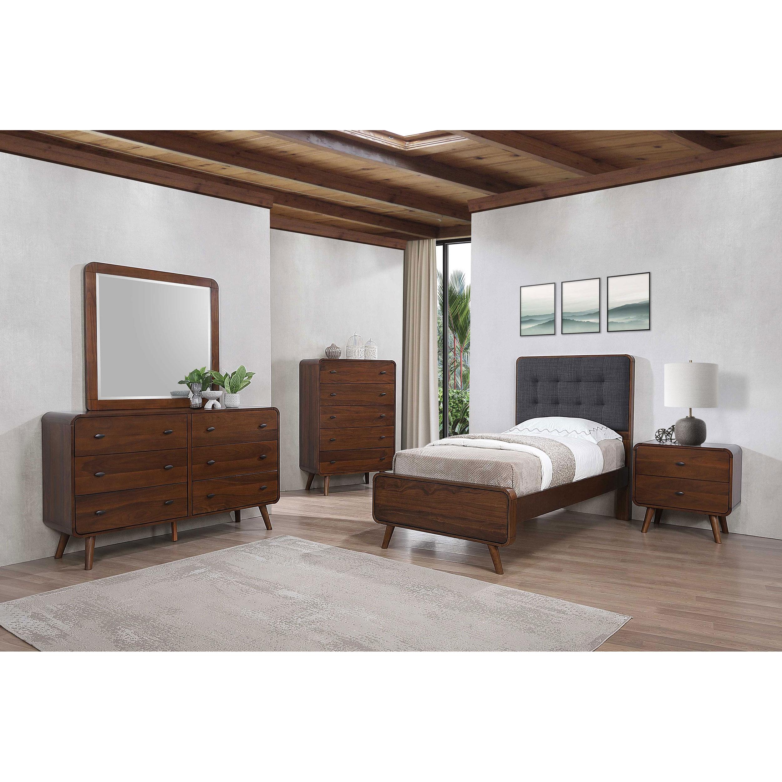  Coaster Furniture Robyn 205131T Wood Twin Platform Bed - Dark Walnut IMAGE 10