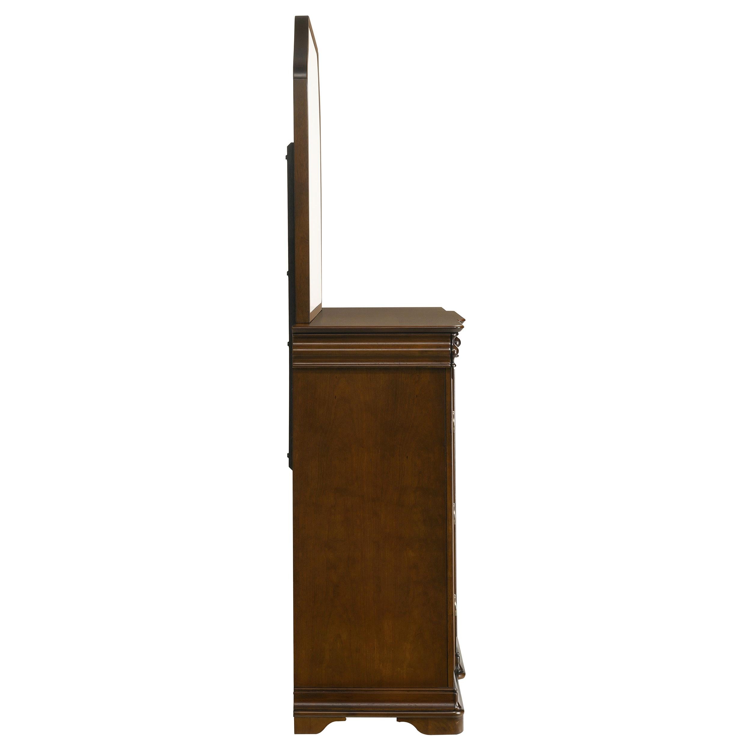  Coaster Furniture Garland 205303M 9-drawer Bedroom Dresser with Mirror - Brown Cherry IMAGE 10