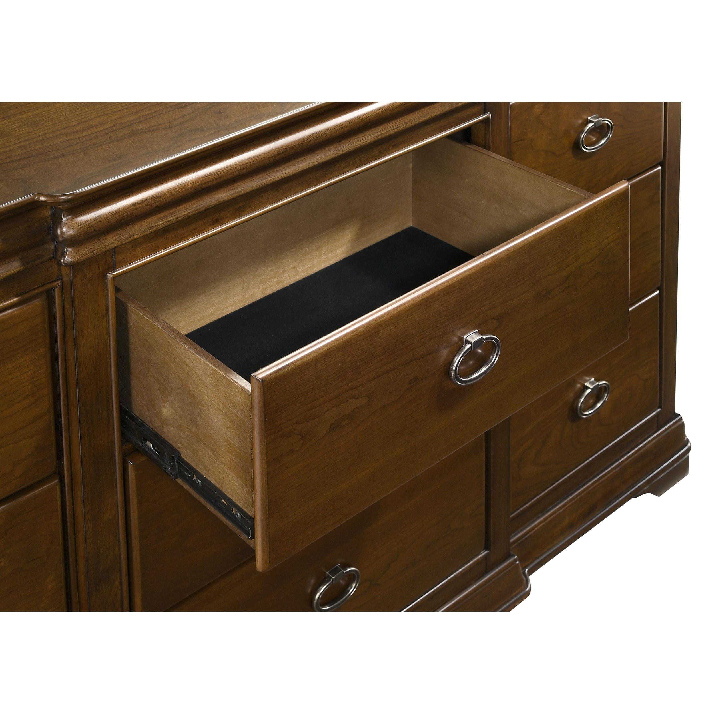  Coaster Furniture Garland 205303M 9-drawer Bedroom Dresser with Mirror - Brown Cherry IMAGE 13