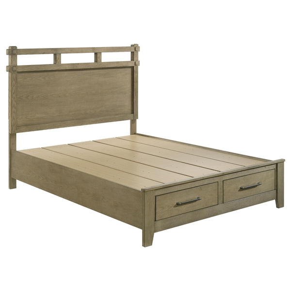 Coaster Furniture Hazlewood 207530Q 59-inch Queen Panel Storage Bed - Vineyard Oak