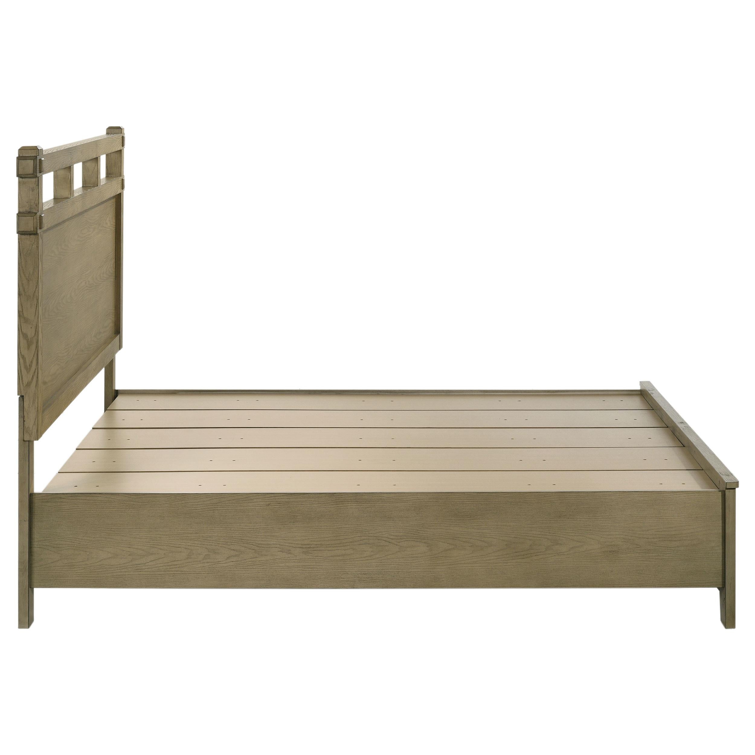  Coaster Furniture Hazlewood 207530Q 59-inch Queen Panel Storage Bed - Vineyard Oak IMAGE 5