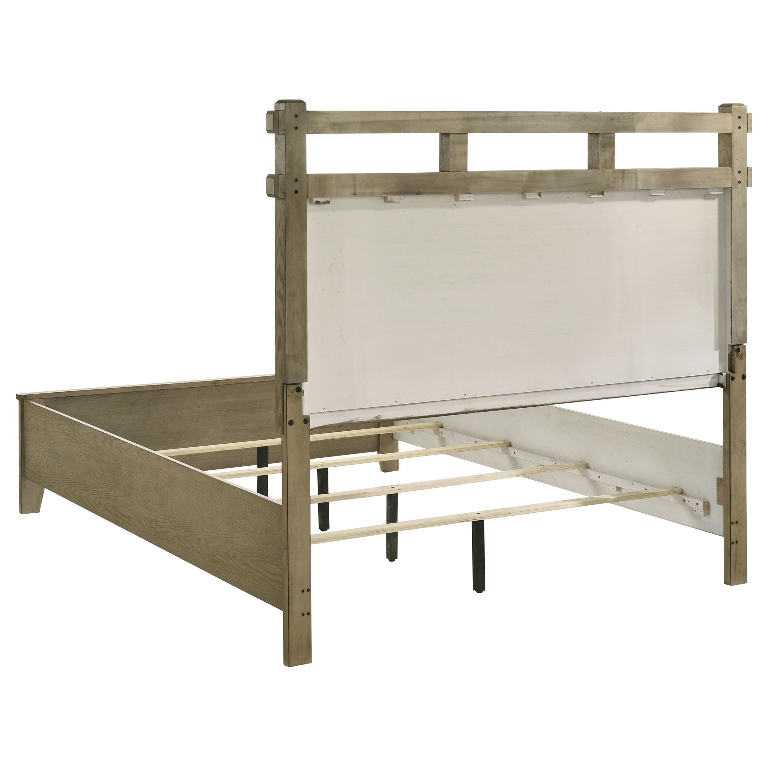  Coaster Furniture Hazlewood 207531Q 61-inch Queen Panel Bed - Vineyard Oak IMAGE 4