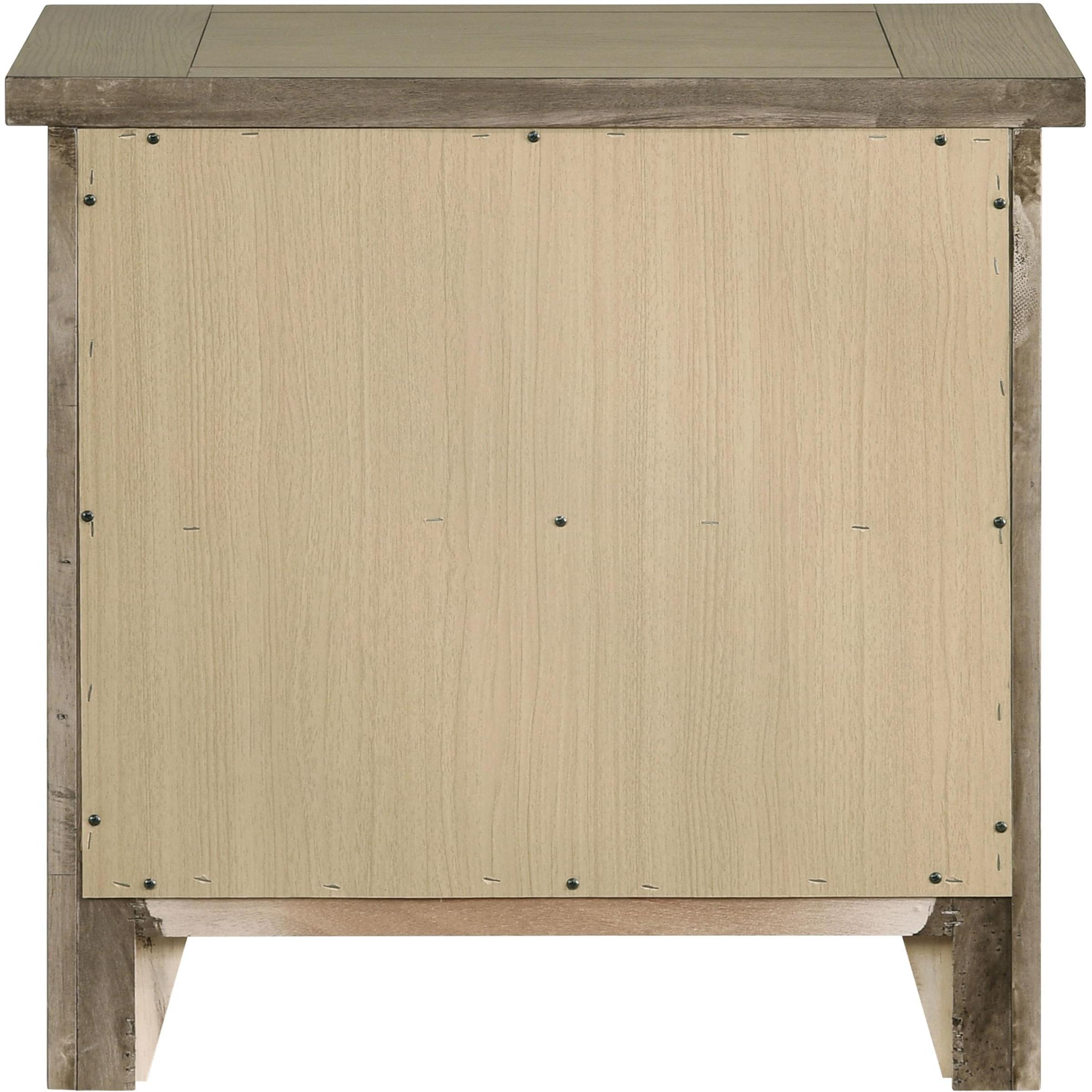  Coaster Furniture Hazlewood 207532 2-drawer Nightstand Bedside Table - Vineyard Oak IMAGE 7