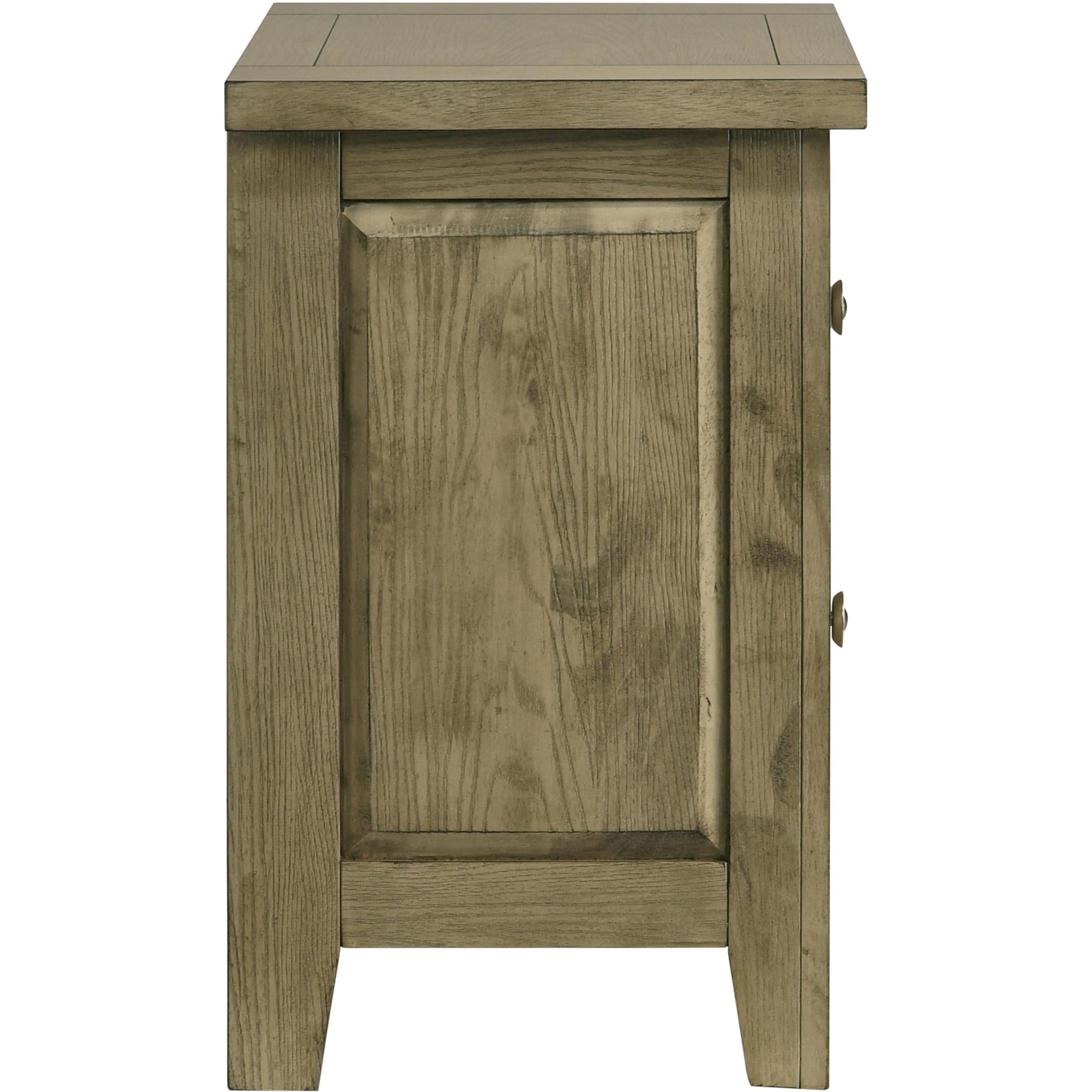  Coaster Furniture Hazlewood 207532 2-drawer Nightstand Bedside Table - Vineyard Oak IMAGE 9