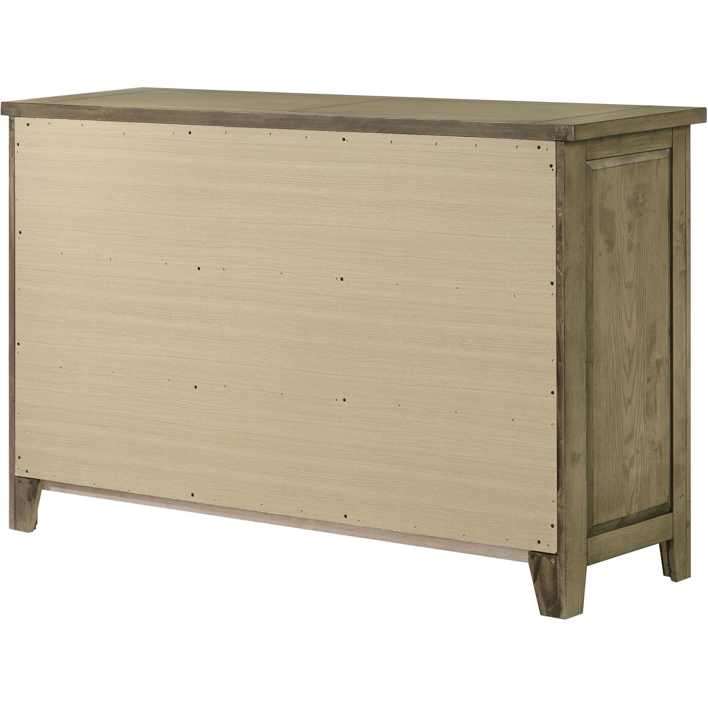  Coaster Furniture Hazlewood 207533 6-drawer Bedroom Dresser Cabinet - Vineyard Oak IMAGE 8