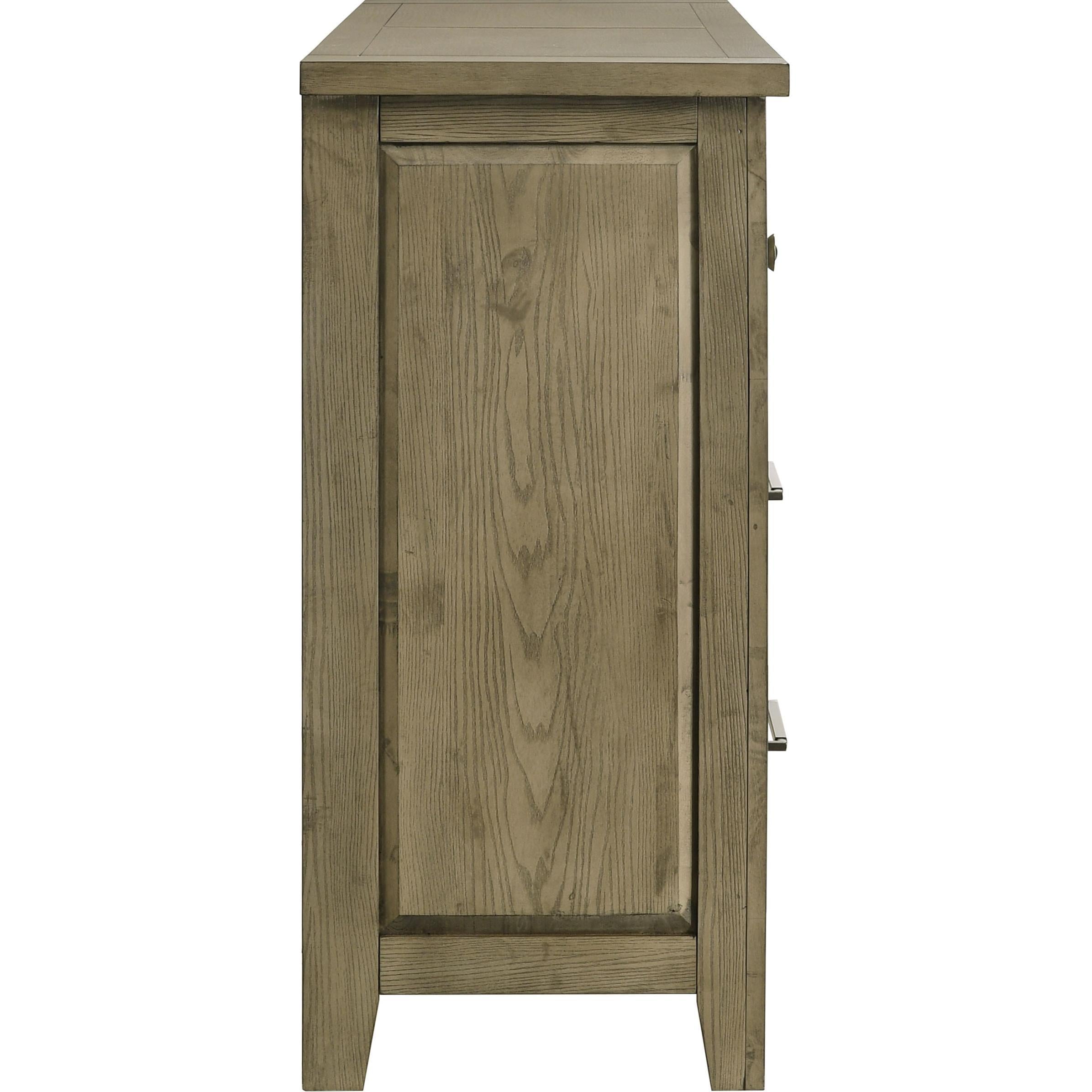  Coaster Furniture Hazlewood 207533 6-drawer Bedroom Dresser Cabinet - Vineyard Oak IMAGE 9