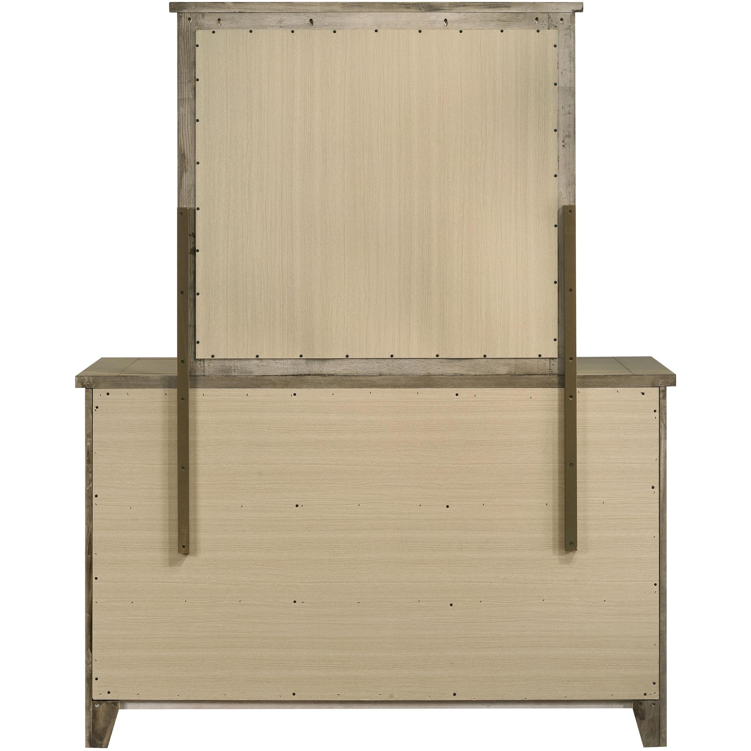  Coaster Furniture Hazlewood 207533M 6-drawer Bedroom Dresser with Mirror - Vineyard Oak IMAGE 7