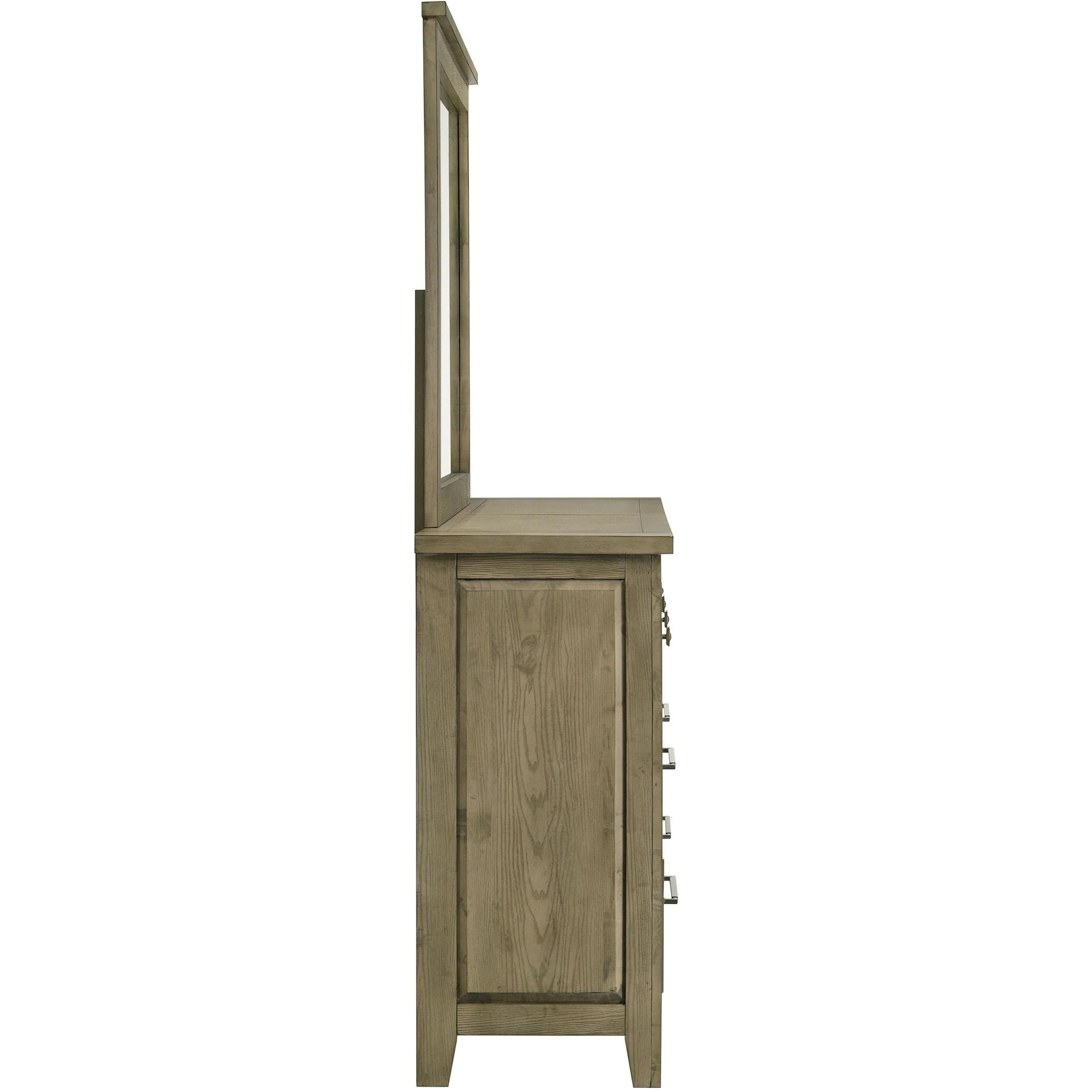  Coaster Furniture Hazlewood 207533M 6-drawer Bedroom Dresser with Mirror - Vineyard Oak IMAGE 9