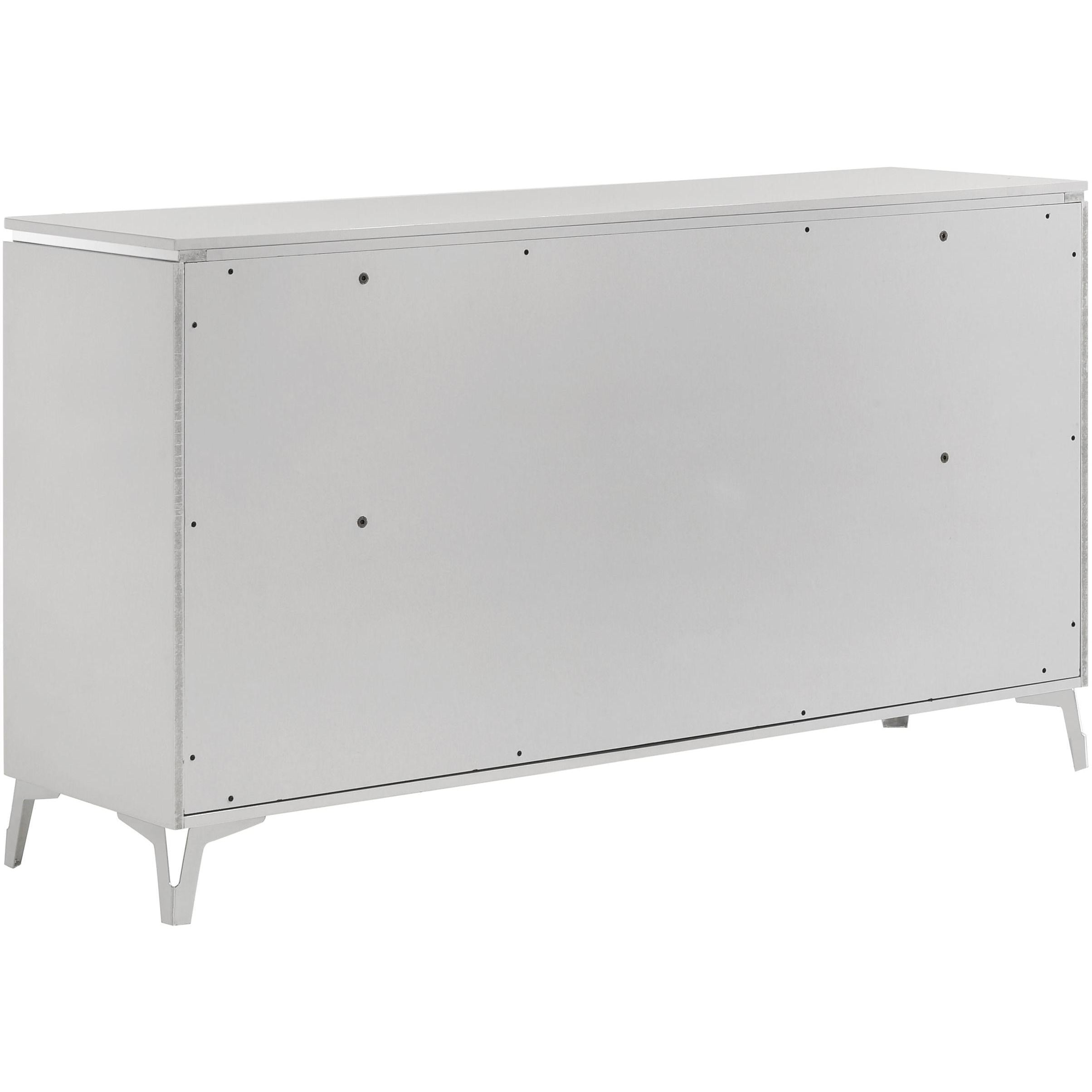  Coaster Furniture Cassia 215793 6-drawer Bedroom Dresser Cabinet - White High Gloss IMAGE 4
