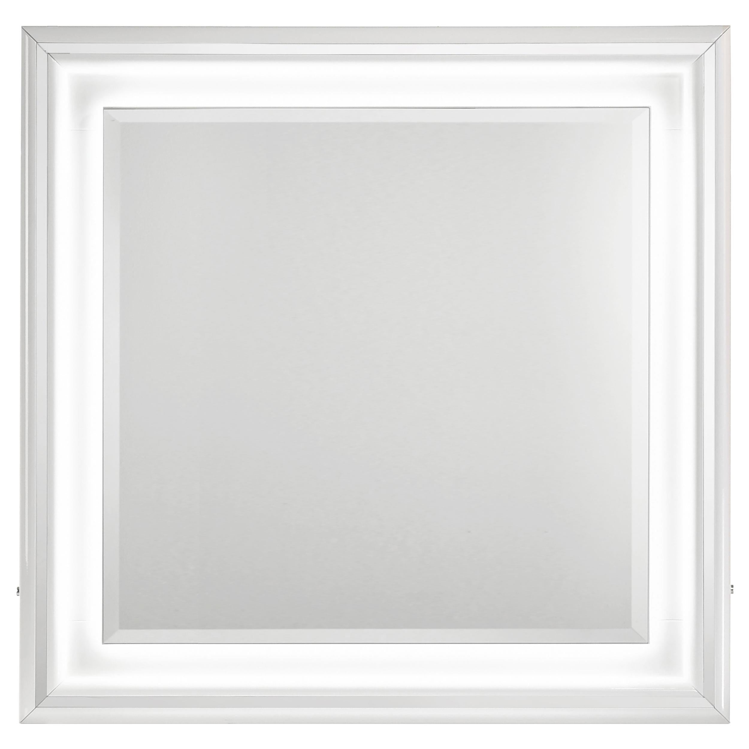  Coaster Furniture Cassia 215794 Dresser Mirror - White High Gloss IMAGE 1