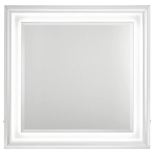 Coaster Furniture Cassia 215794 Dresser Mirror - White High Gloss