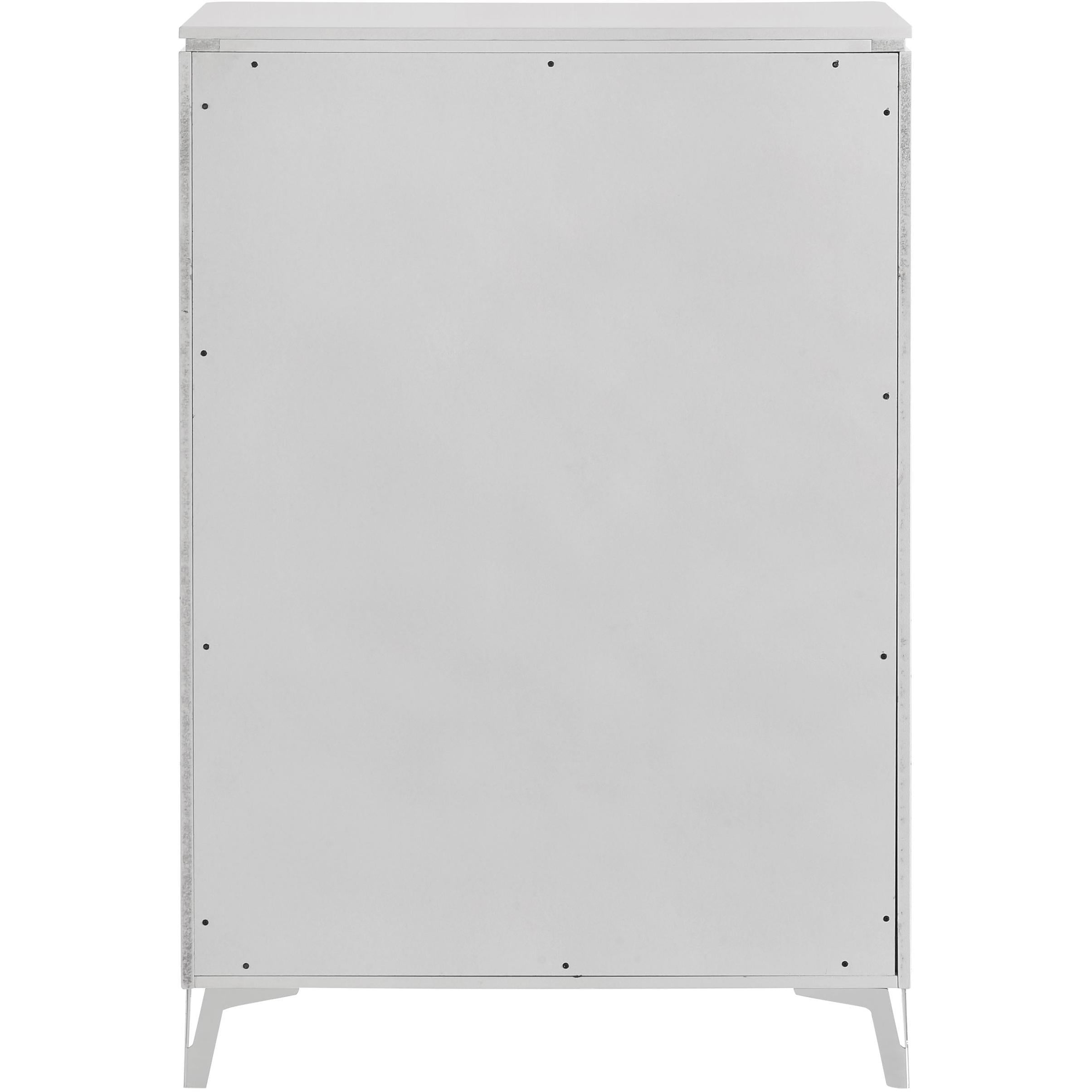  Coaster Furniture Cassia 215795 5-drawer Bedroom Chest - White High Gloss IMAGE 5