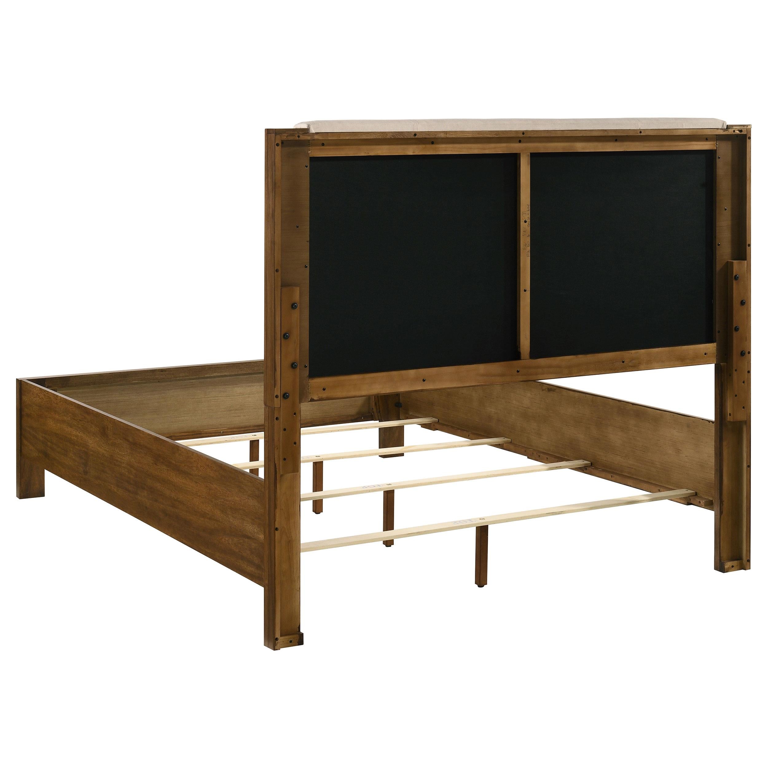  Coaster Furniture Adderley 215851Q Queen Wood Panel Bed   - Cream/Warm Brown IMAGE 5