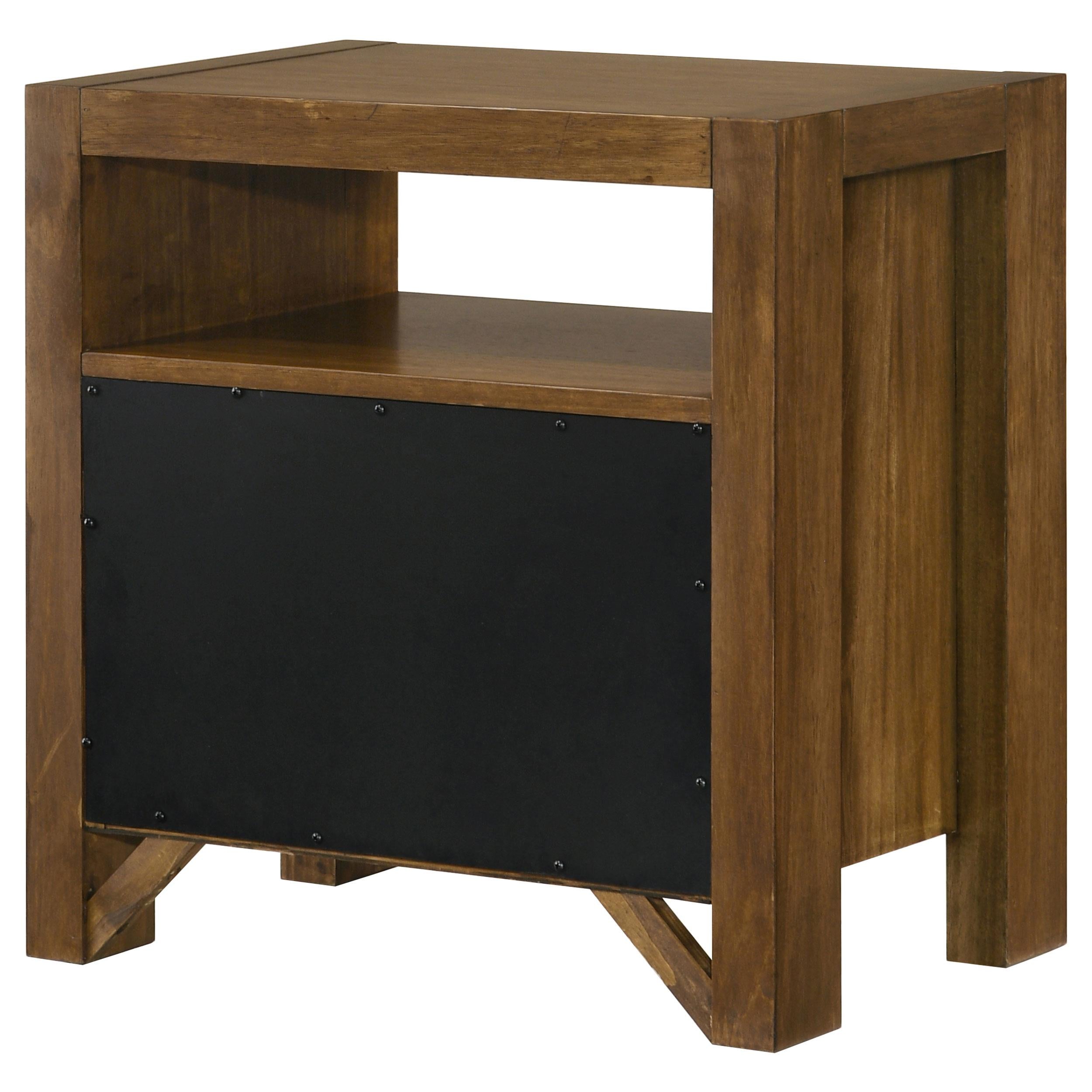  Coaster Furniture Adderley 215852 2-drawer Nightstand Bedside Table - Warm Brown IMAGE 10