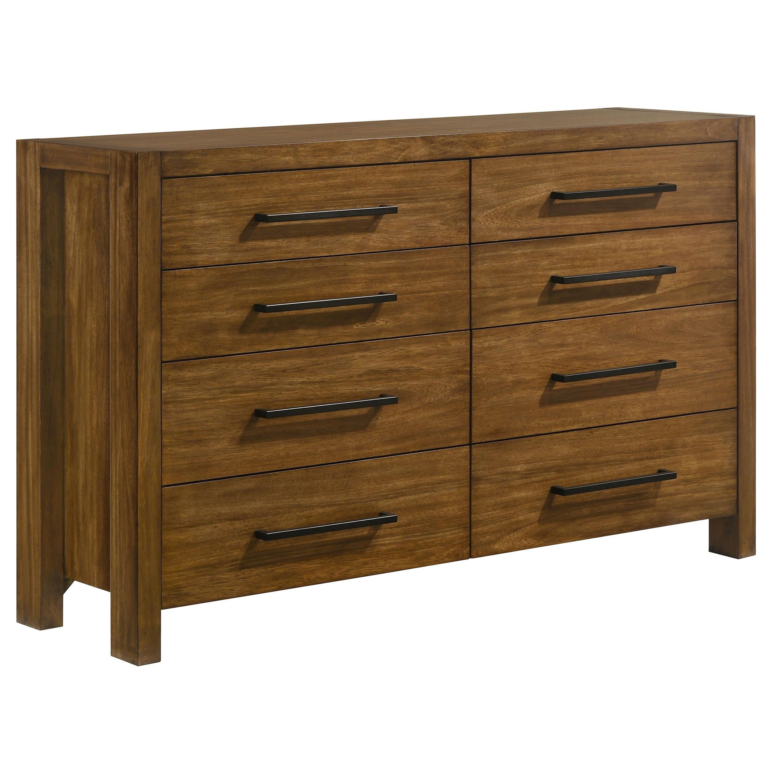 Coaster Furniture Adderley 215853 8-drawer Bedroom Dresser Cabinet - Warm Brown IMAGE 1