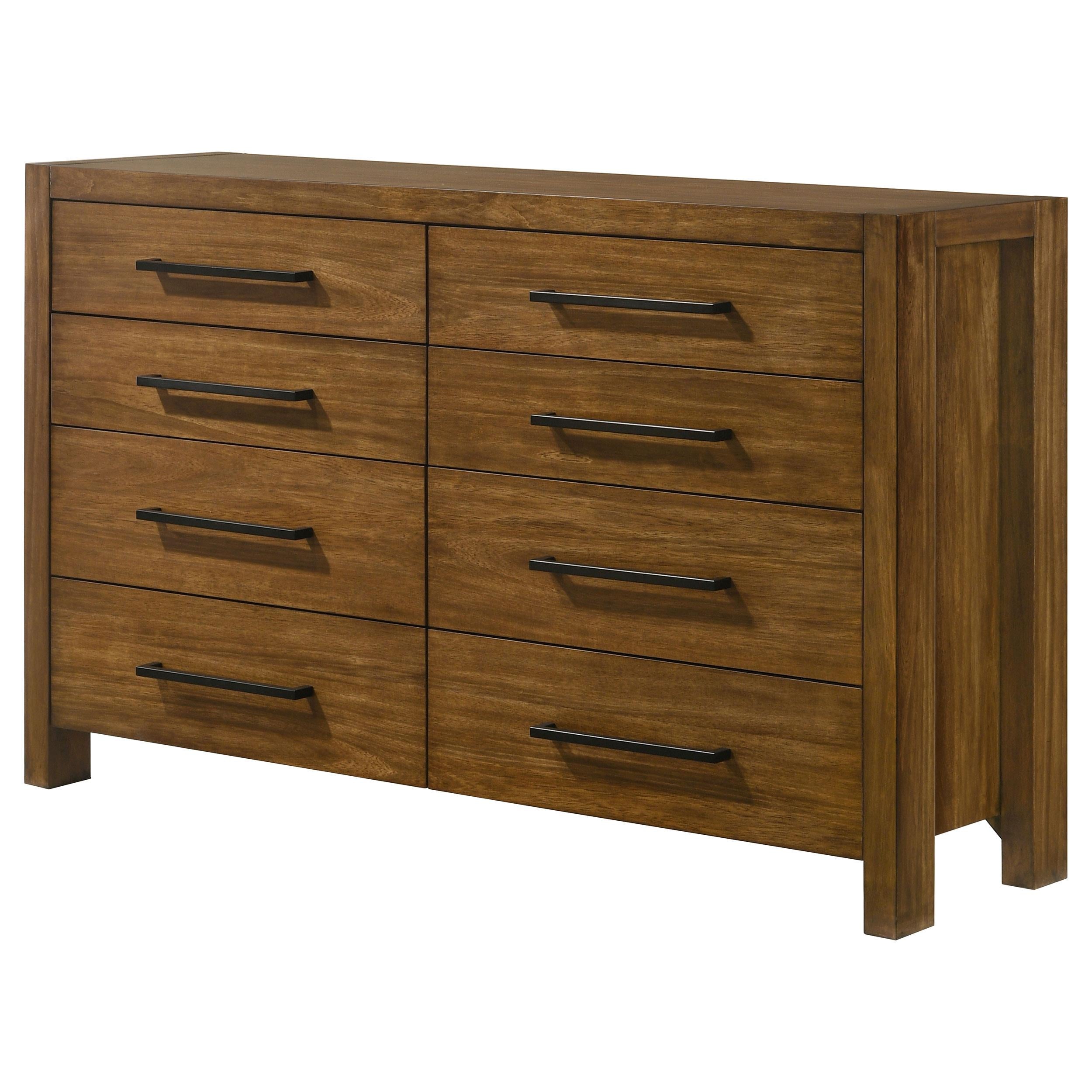  Coaster Furniture Adderley 215853 8-drawer Bedroom Dresser Cabinet - Warm Brown IMAGE 11