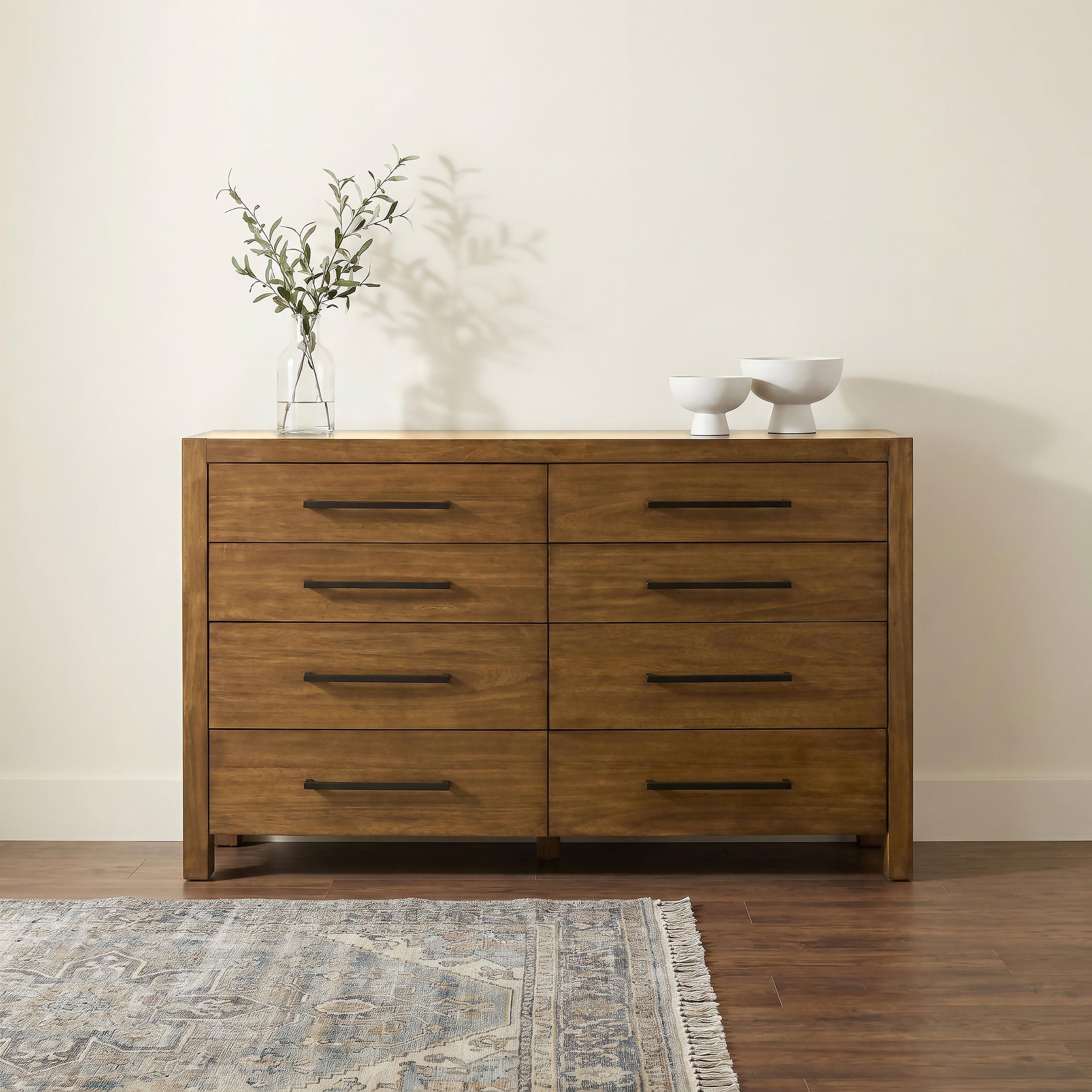  Coaster Furniture Adderley 215853 8-drawer Bedroom Dresser Cabinet - Warm Brown IMAGE 6