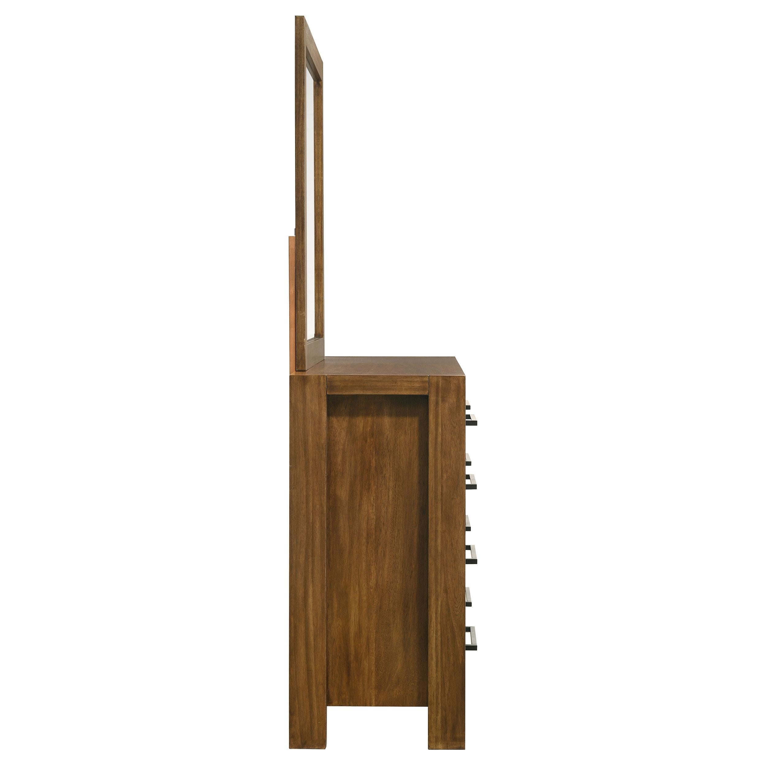  Coaster Furniture Adderley 215853M 8-drawer Bedroom Dresser and Mirror - Warm Brown IMAGE 2
