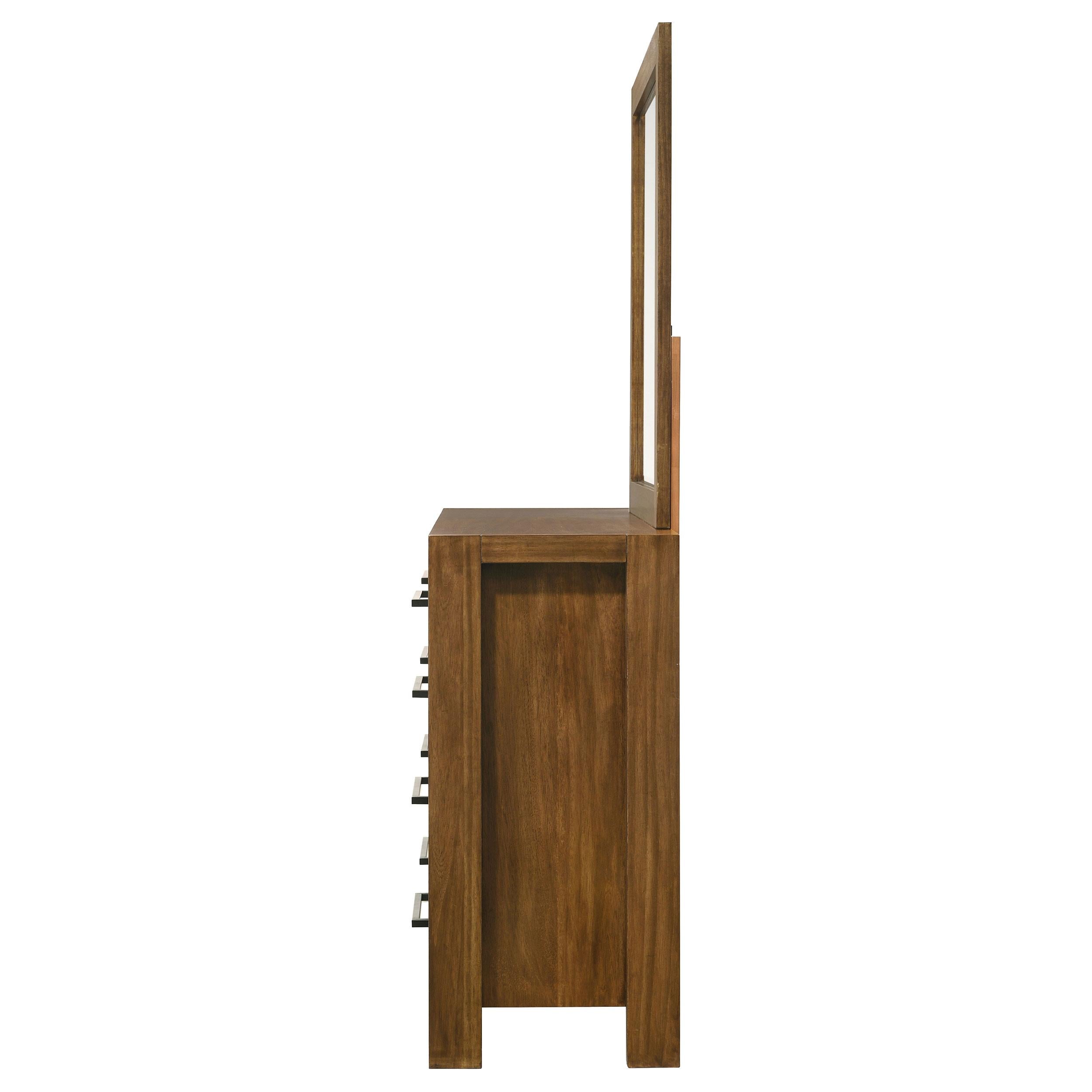  Coaster Furniture Adderley 215853M 8-drawer Bedroom Dresser and Mirror - Warm Brown IMAGE 3