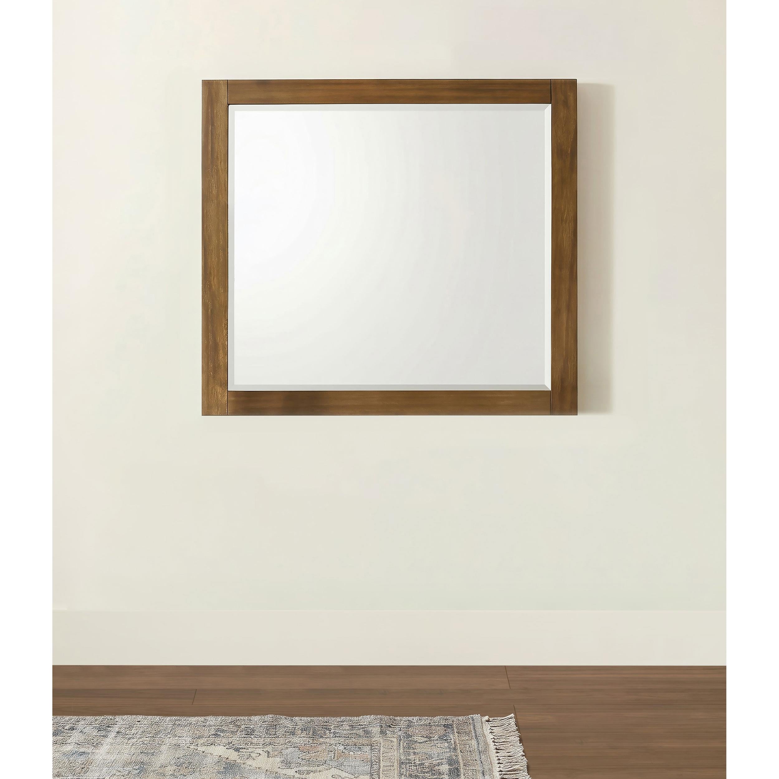  Coaster Furniture Adderley 215854 Dresser Mirror - Warm Brown IMAGE 3