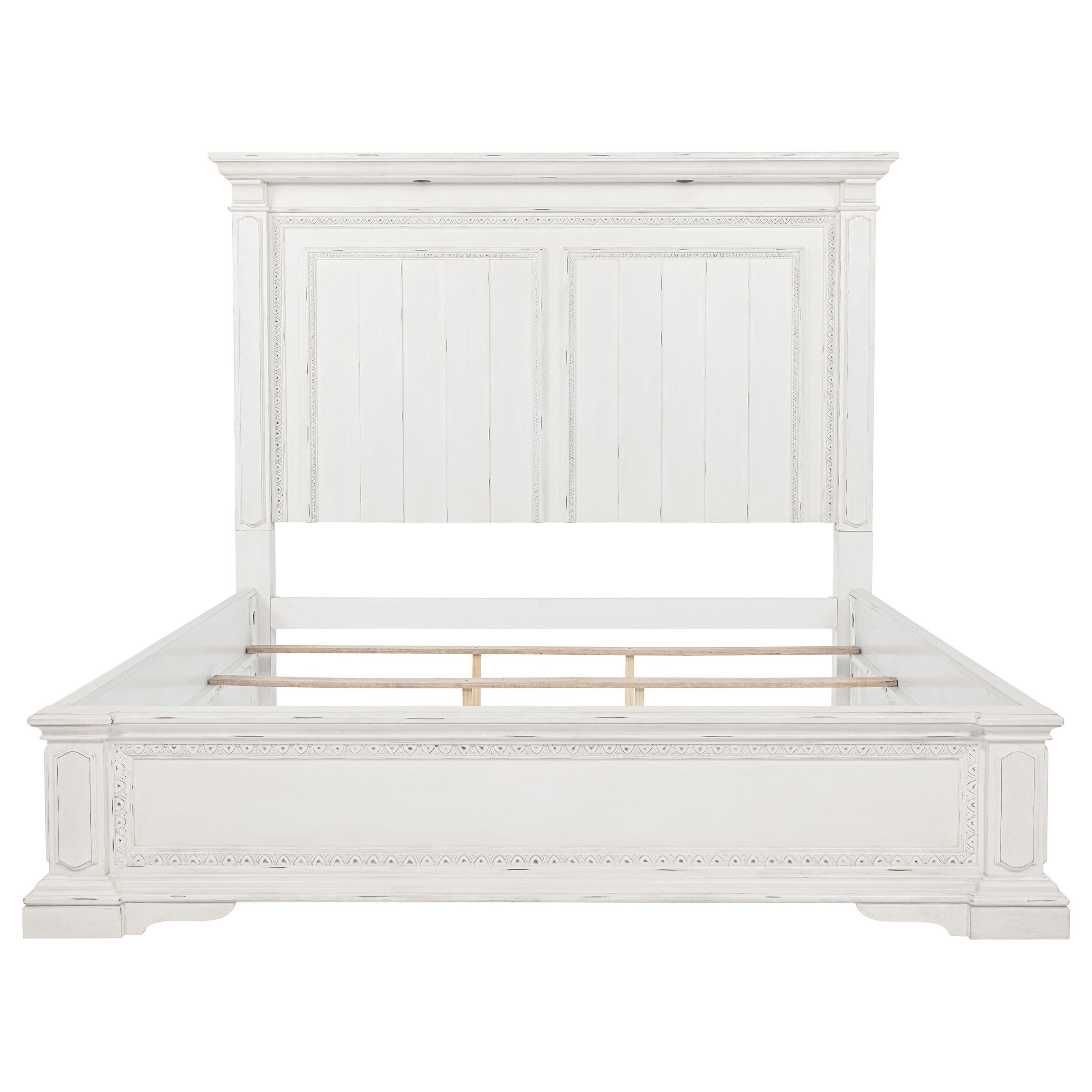  Coaster Furniture McKinney 215871KW California King LED Light Panel Bed - Vintage White IMAGE 11
