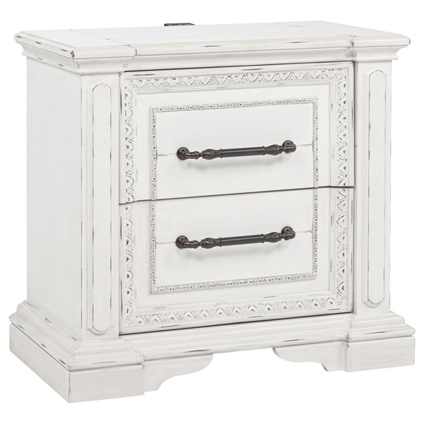 Coaster Furniture McKinney 215872 2-drawer Nightstand with Dual USB - Vintage White