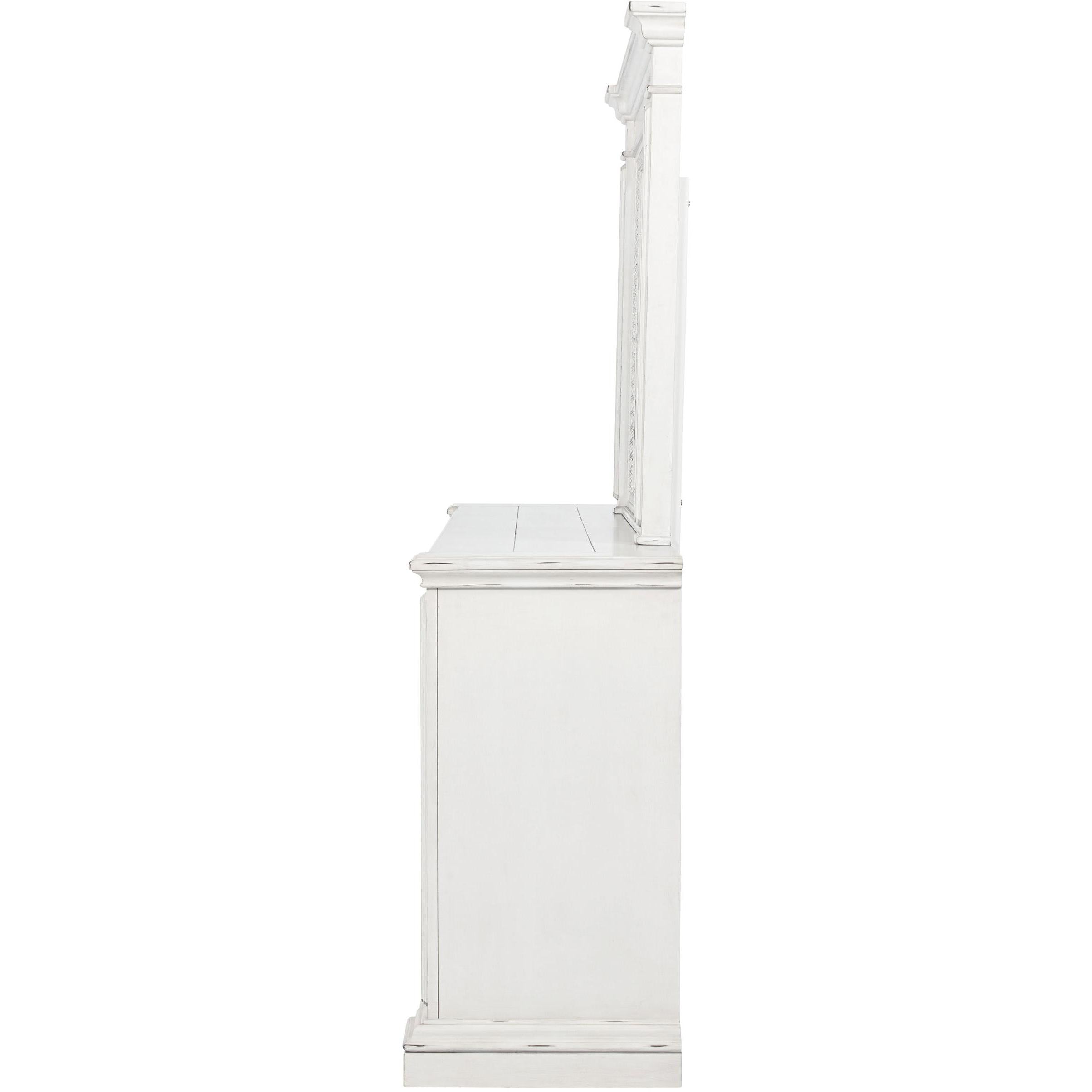  Coaster Furniture McKinney 215873M 6-drawer Bedroom Dresser with Mirror - Vintage White IMAGE 5
