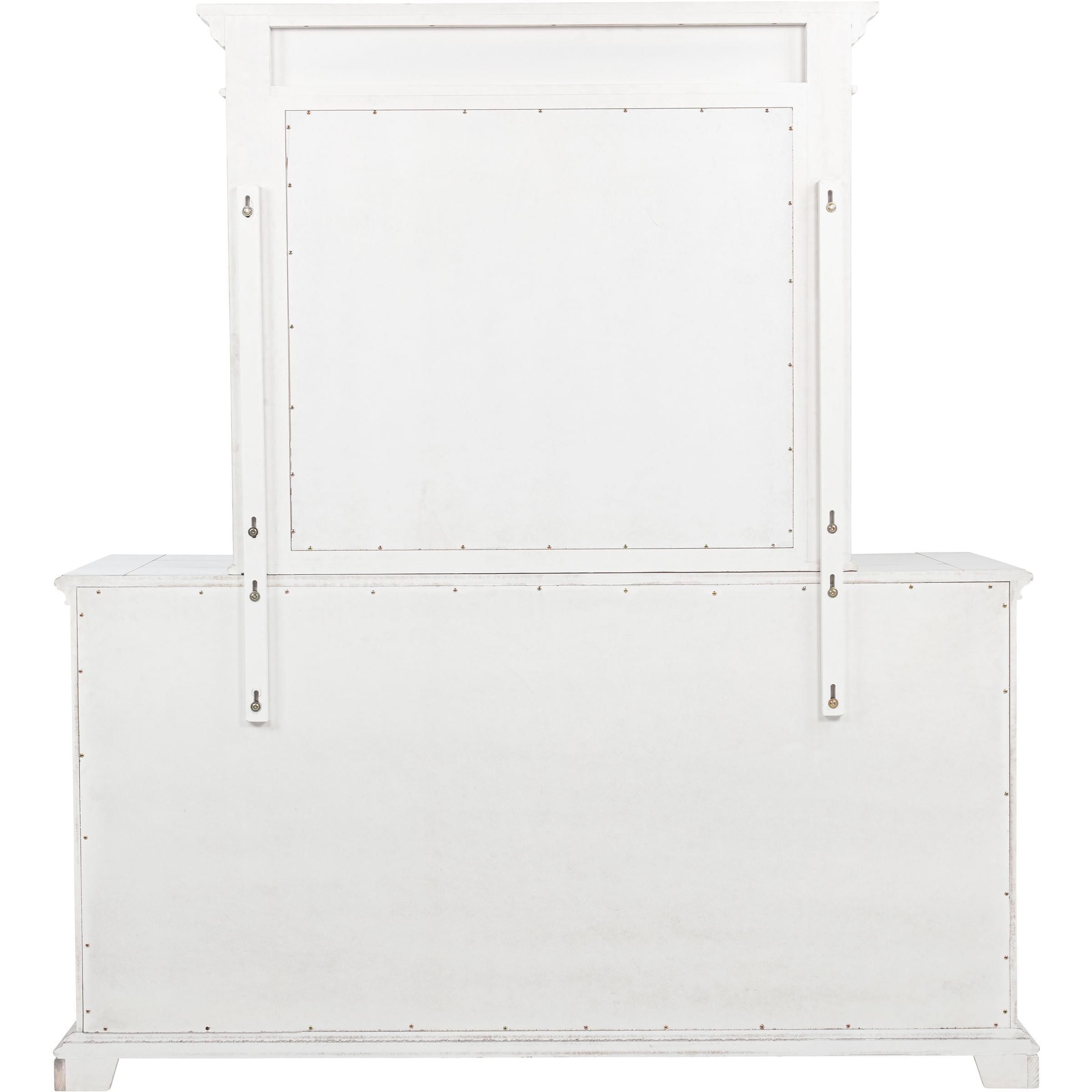  Coaster Furniture McKinney 215873M 6-drawer Bedroom Dresser with Mirror - Vintage White IMAGE 7