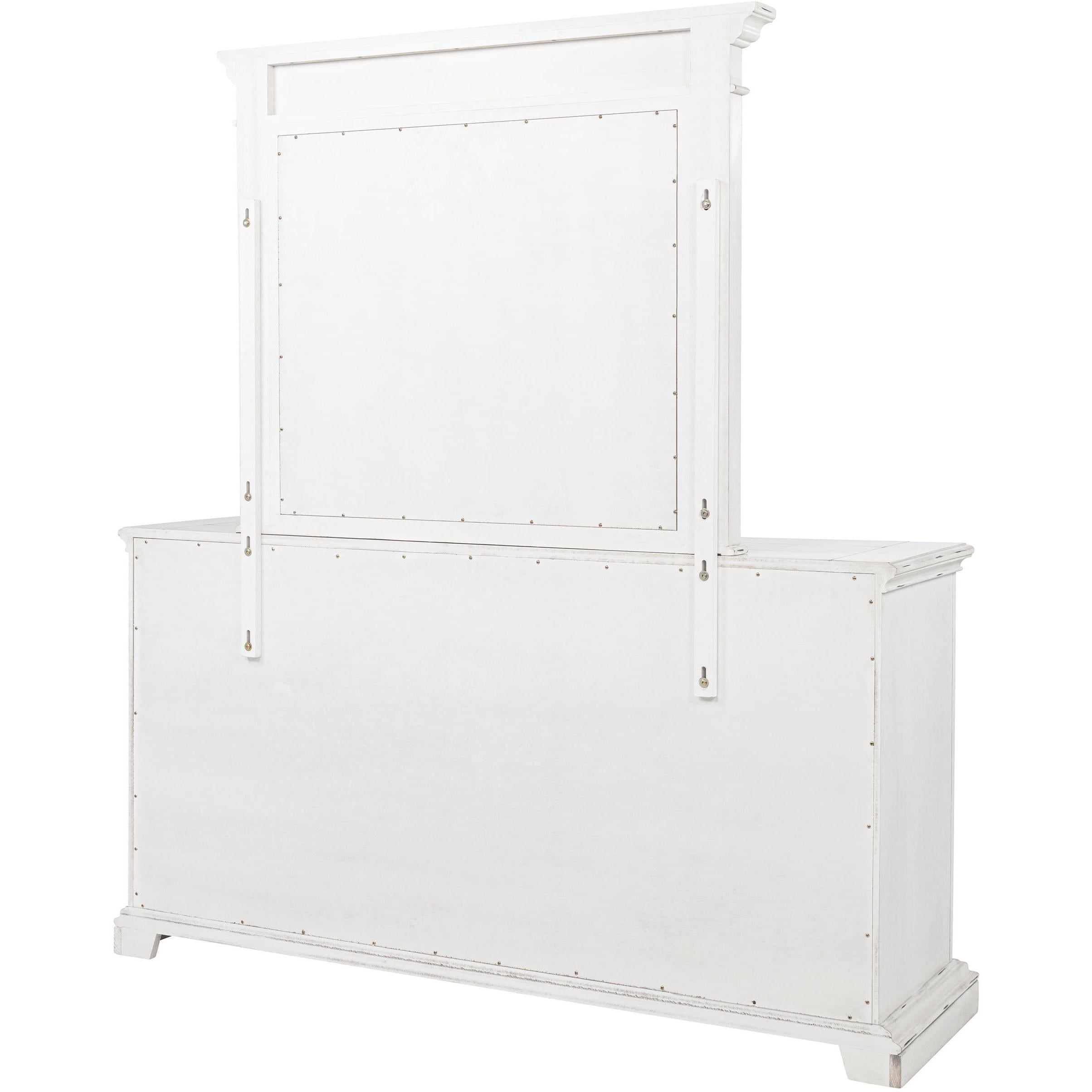  Coaster Furniture McKinney 215873M 6-drawer Bedroom Dresser with Mirror - Vintage White IMAGE 8