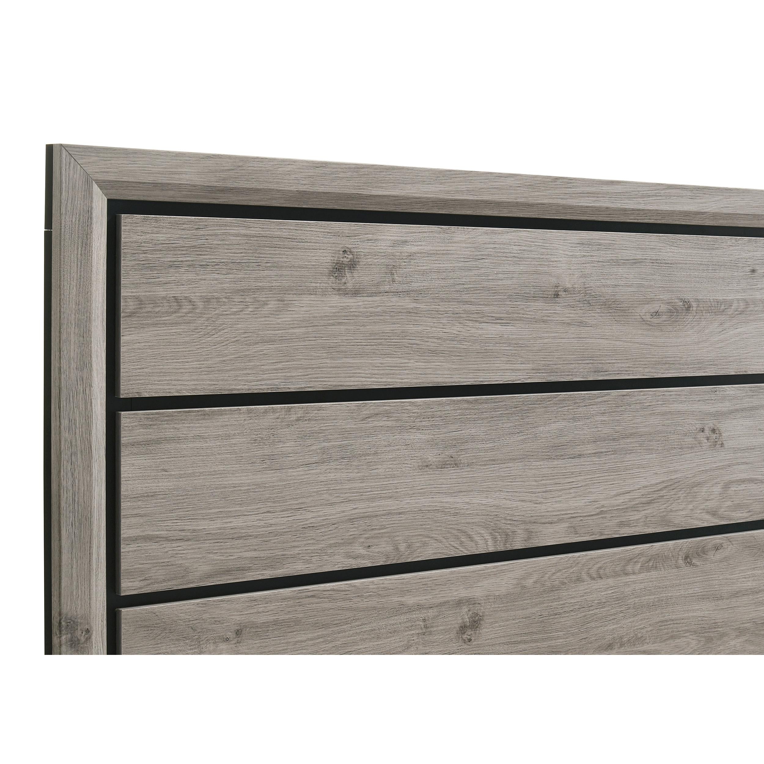  Coaster Furniture Valen 215911KE Wood Eastern King Panel Bed - Light Taupe IMAGE 3