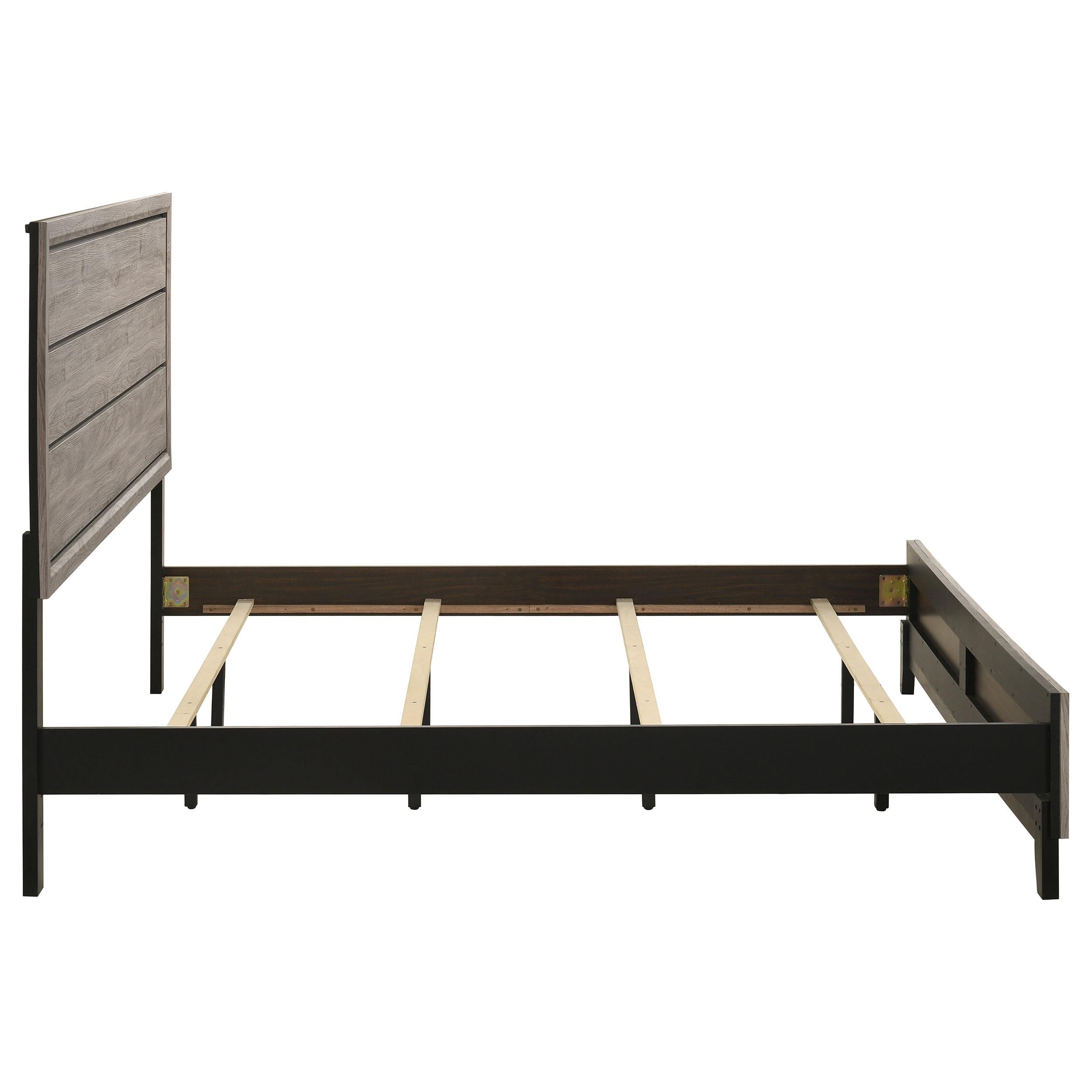  Coaster Furniture Valen 215911KE Wood Eastern King Panel Bed - Light Taupe IMAGE 6