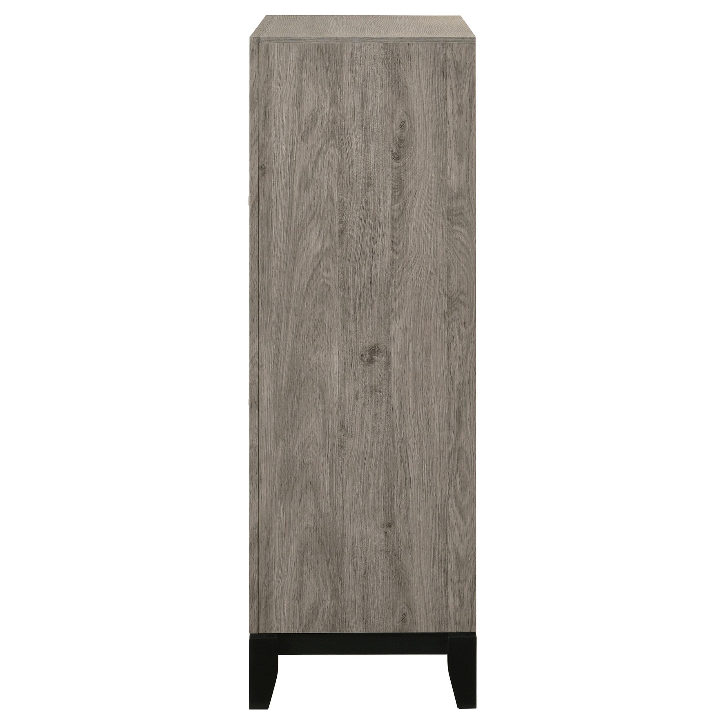  Coaster Furniture Valen 215915 5-drawer Bedroom Chest - Light Taupe IMAGE 2