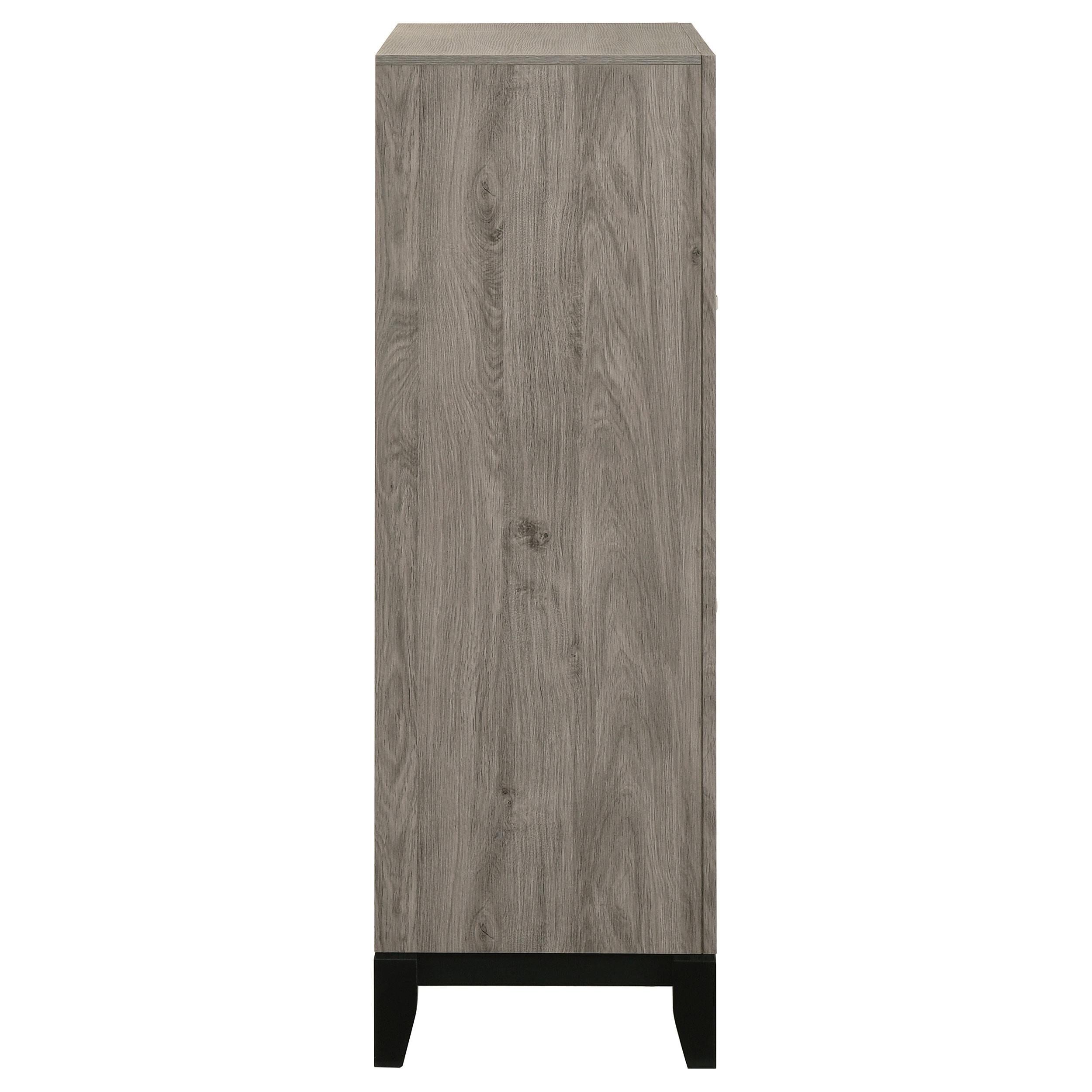  Coaster Furniture Valen 215915 5-drawer Bedroom Chest - Light Taupe IMAGE 3