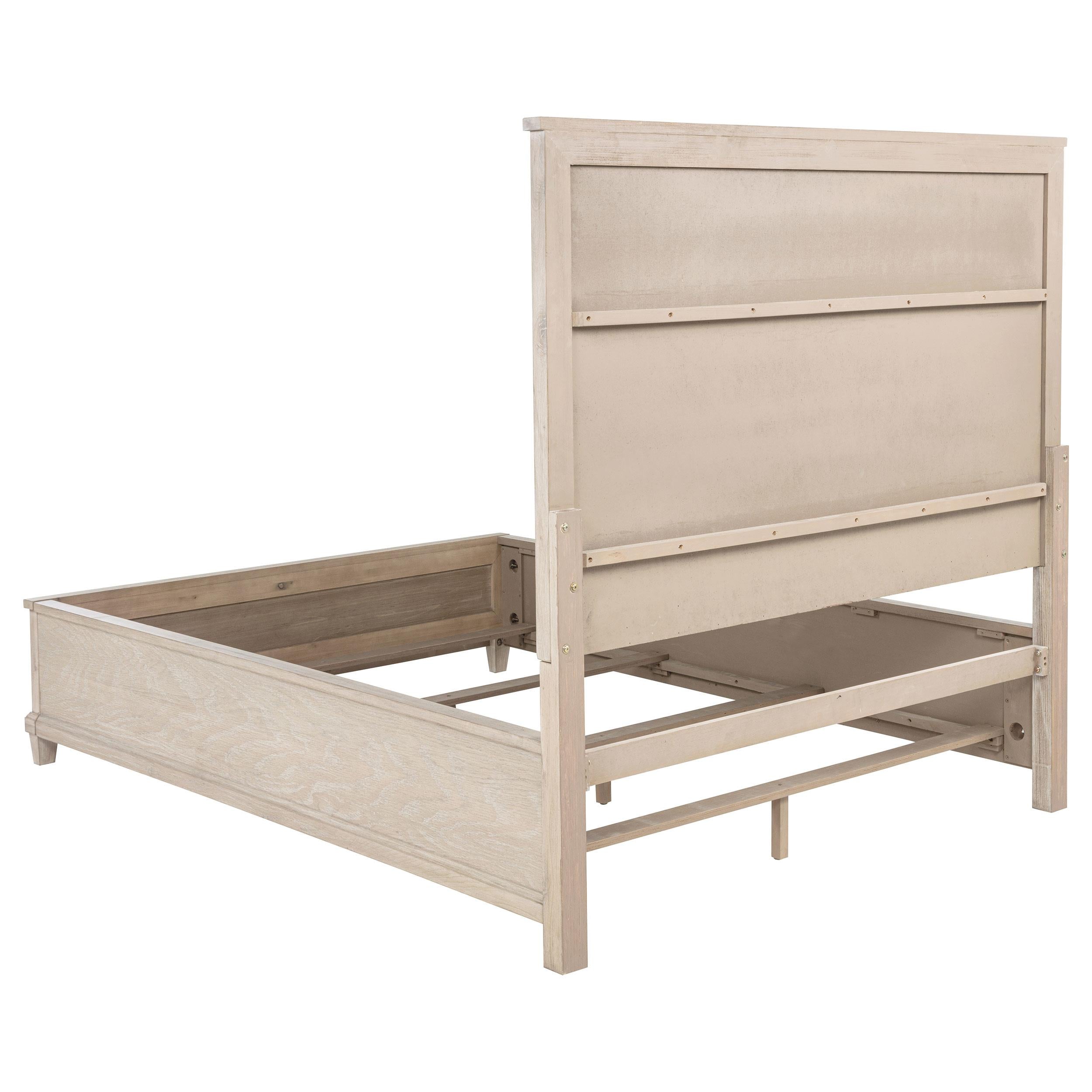  Coaster Furniture Pembroke 215921Q 66-inch Queen Panel Bed - Washed Oak IMAGE 10