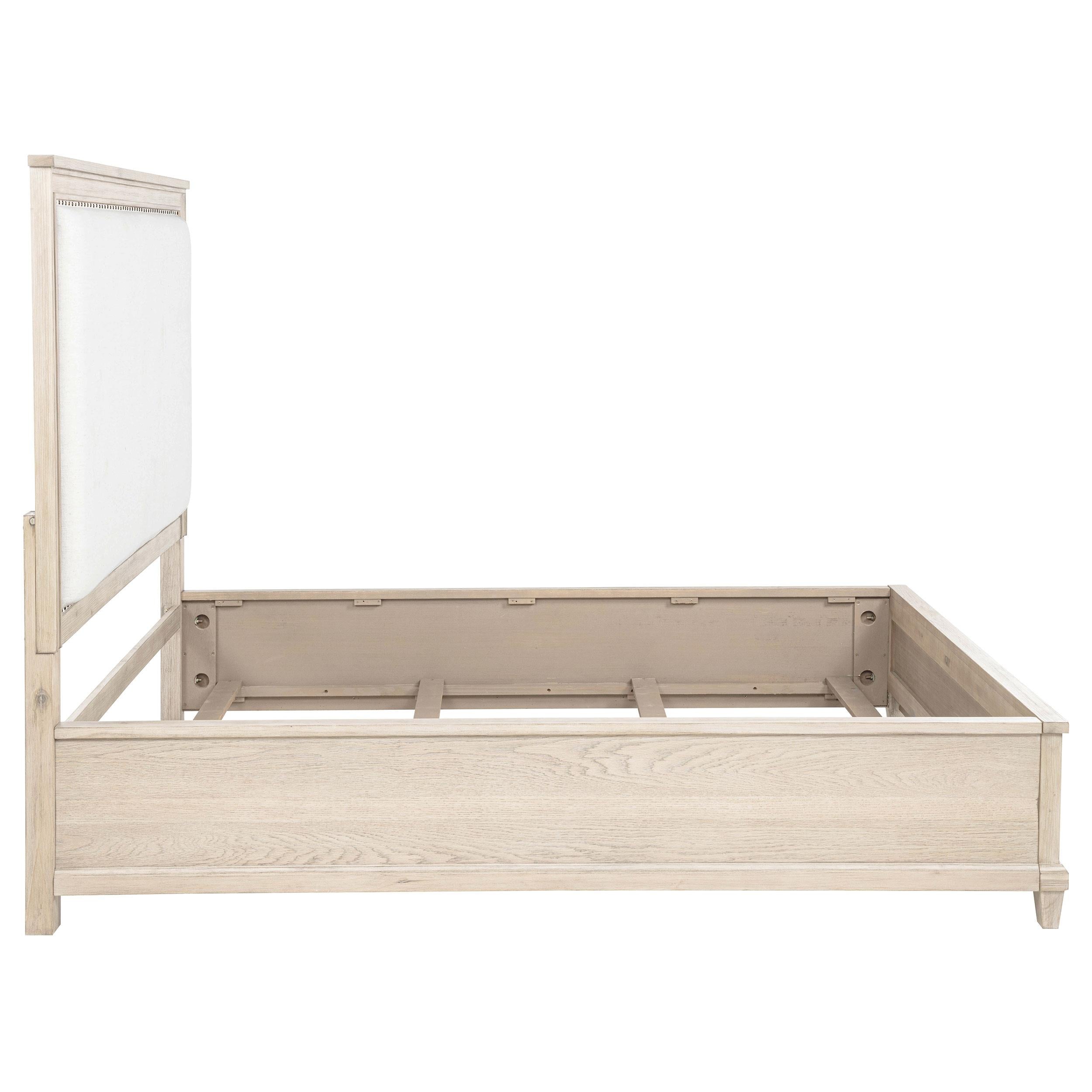  Coaster Furniture Pembroke 215921Q 66-inch Queen Panel Bed - Washed Oak IMAGE 6