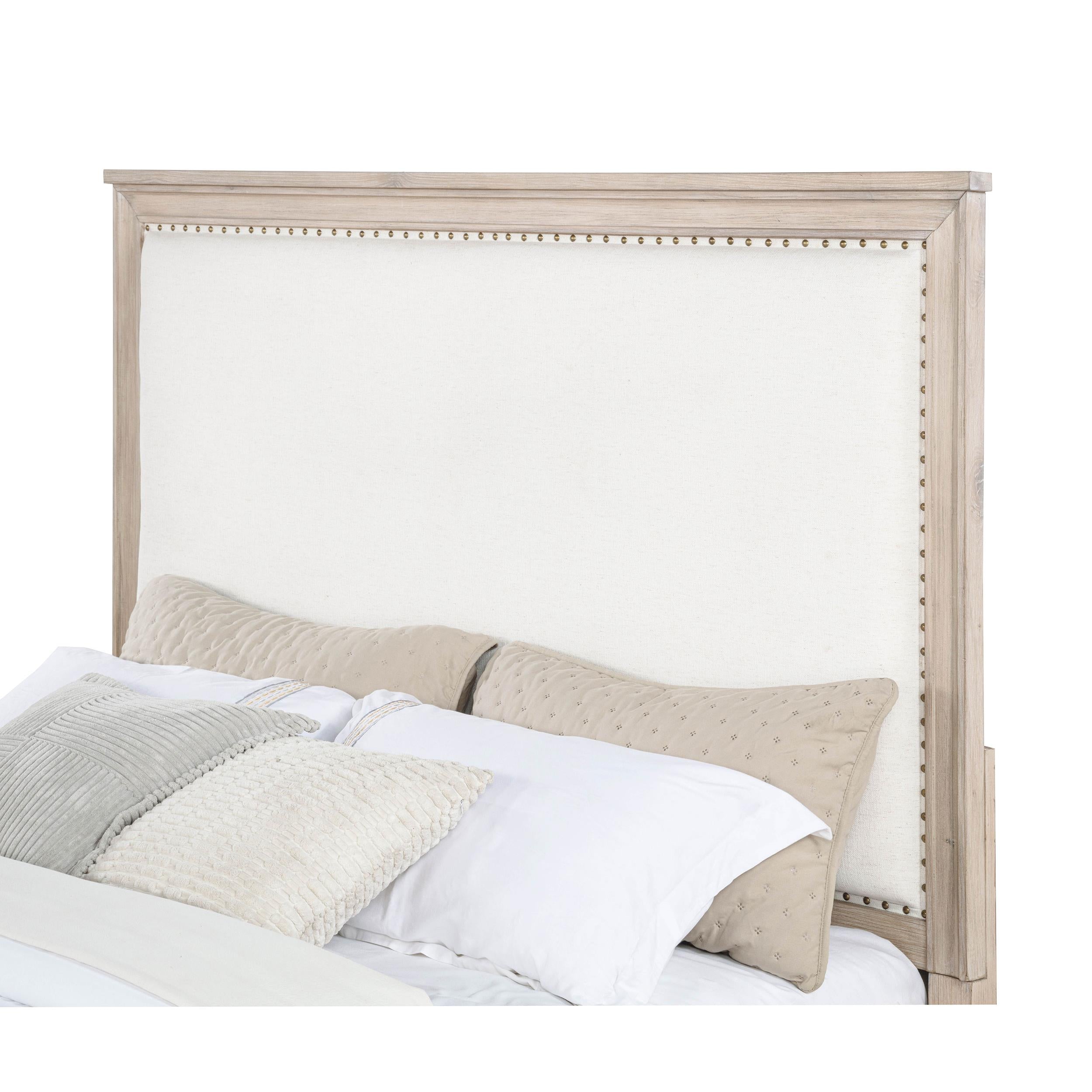  Coaster Furniture Pembroke 215921Q 66-inch Queen Panel Bed - Washed Oak IMAGE 7