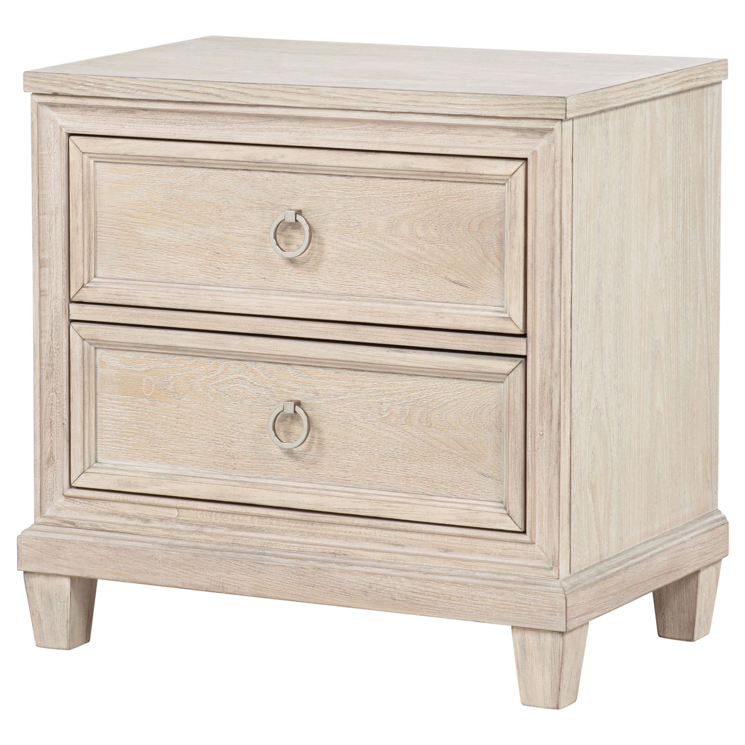  Coaster Furniture Pembroke 215922 2-drawer Nightstand Bedside Table - Washed Oak IMAGE 7