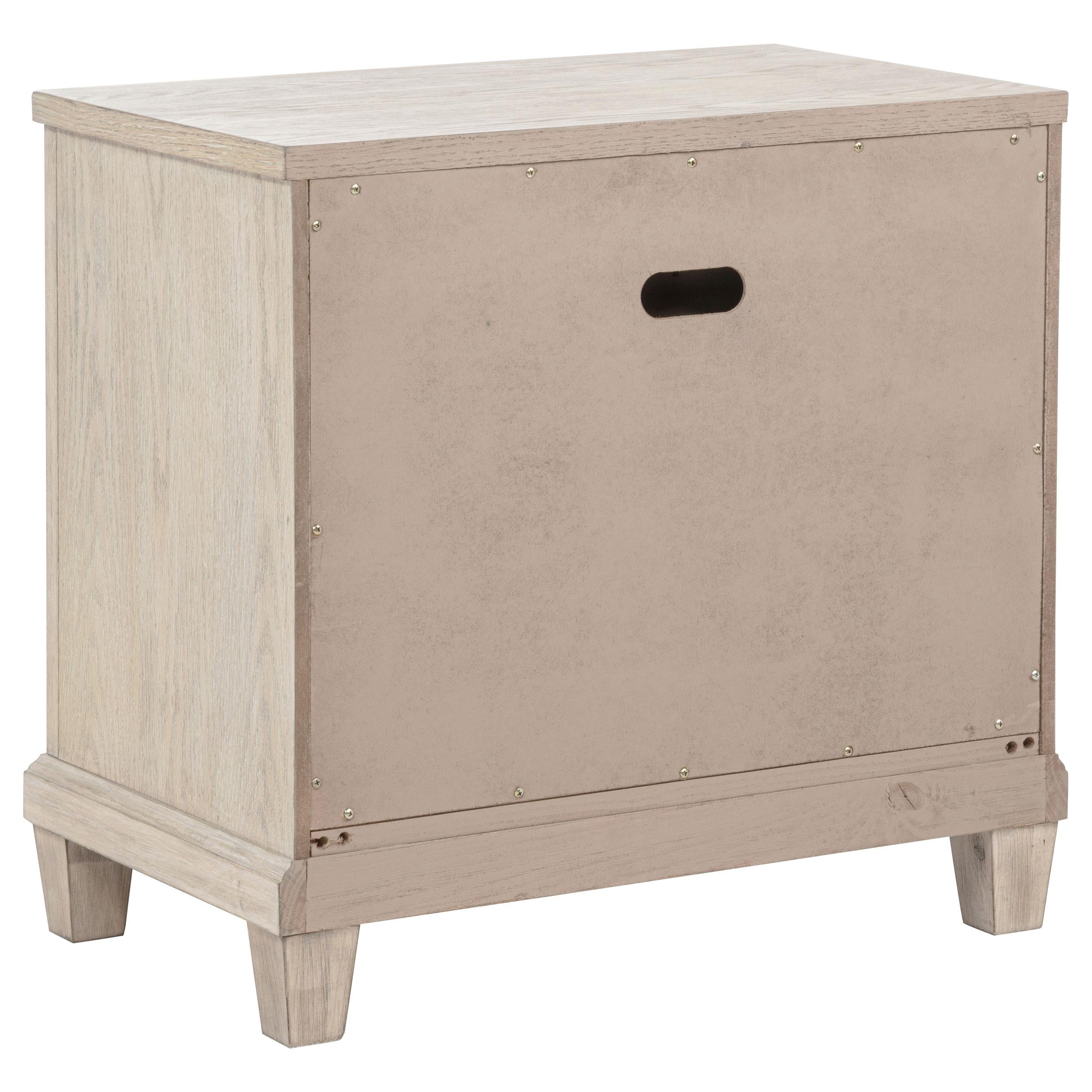  Coaster Furniture Pembroke 215922 2-drawer Nightstand Bedside Table - Washed Oak IMAGE 8