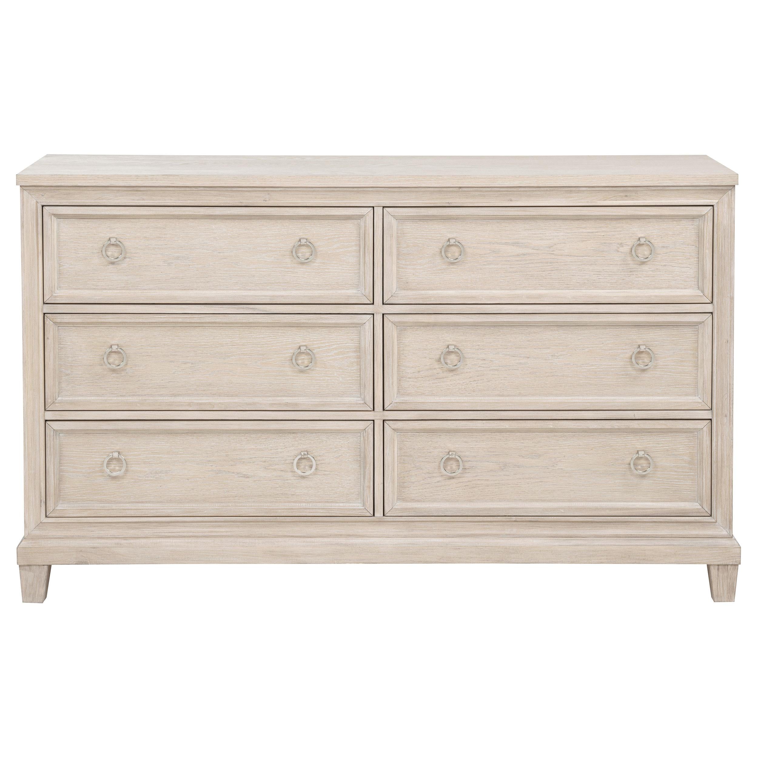  Coaster Furniture Pembroke 215923 6-drawer Bedroom Dresser Cabinet - Washed Oak IMAGE 13