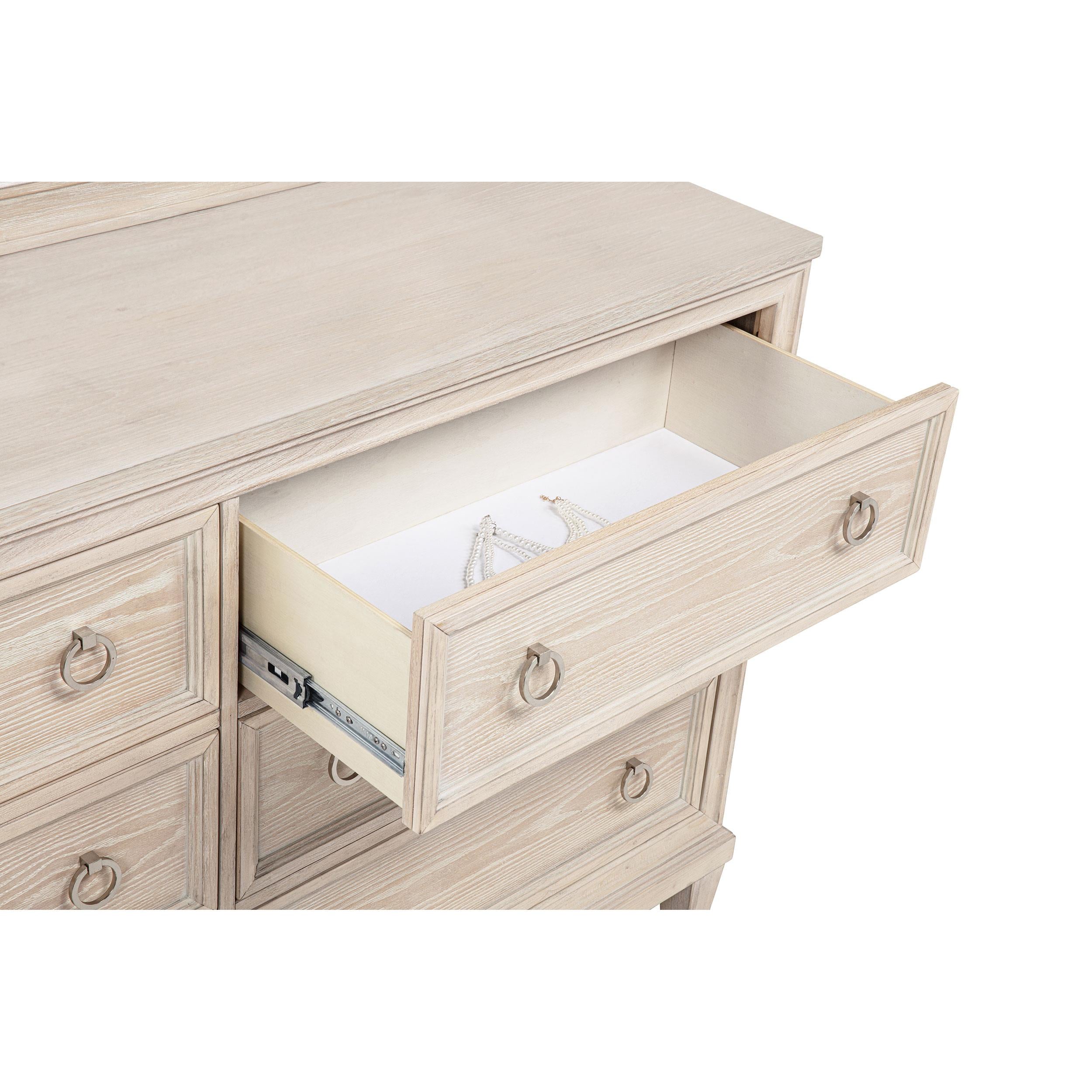  Coaster Furniture Pembroke 215923 6-drawer Bedroom Dresser Cabinet - Washed Oak IMAGE 5