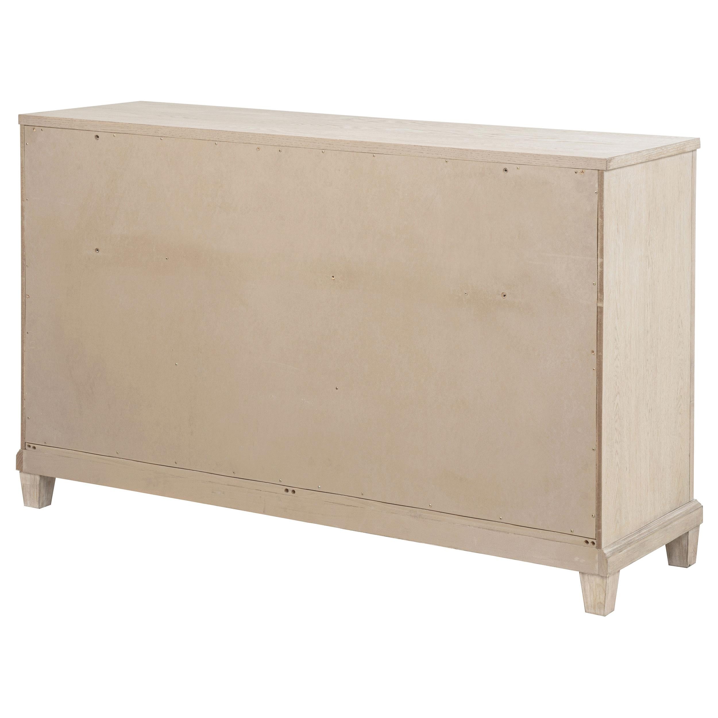  Coaster Furniture Pembroke 215923 6-drawer Bedroom Dresser Cabinet - Washed Oak IMAGE 9
